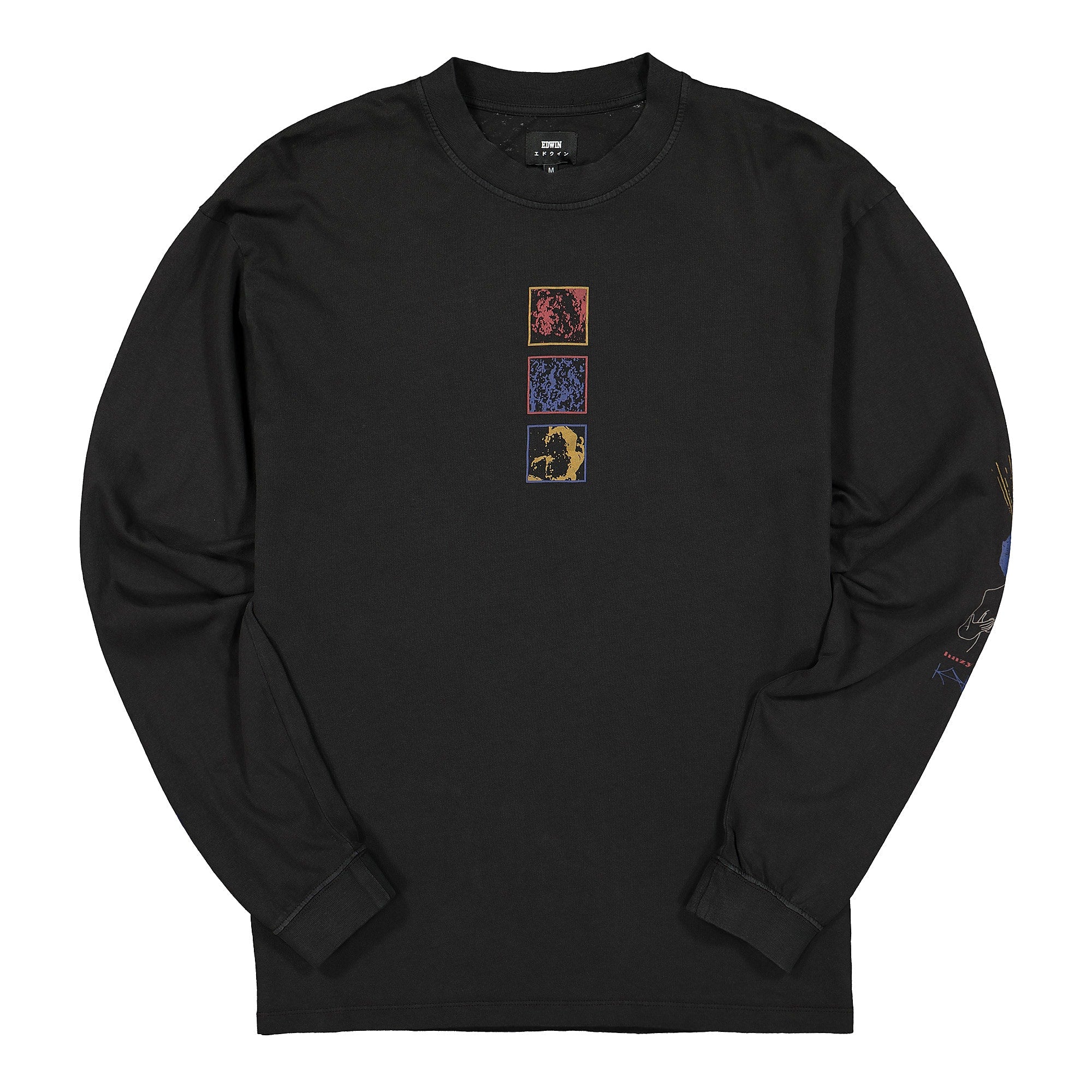 Edwin Hazy Dreams I TS LS Cotton Single Jersey Black Longsleeves I027309.89.GD.03 | Overkill