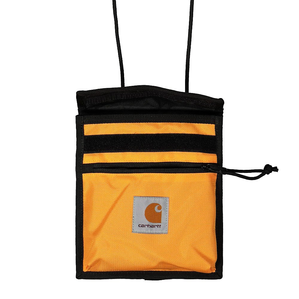 Carhartt WIP Delta Neck Pouch Orange Wallets & Cases Close-up | Overkill