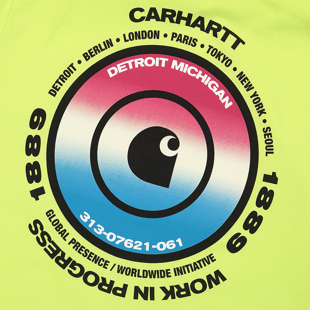 Carhartt WIP S/S Worldwide T-Shirt Lime T-Shirts Detailfoto | Overkill