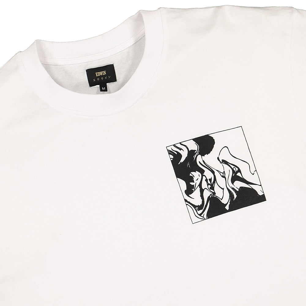 Edwin Apollo Thomas x Edwin Wrap Dream T-Shirt White T-Shirts Close-up | Overkill