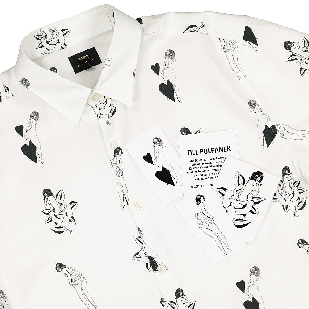 Edwin Till Pulpanek x Edwin Nimes Shirt White Shirts Close-up | Overkill