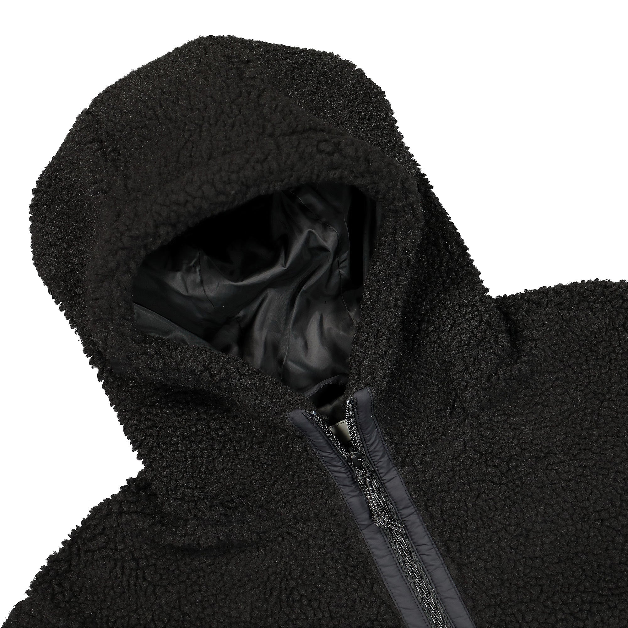 Carhartt WIP Hooded Loon Liner Black / Black Hoodies Close-up | Overkill