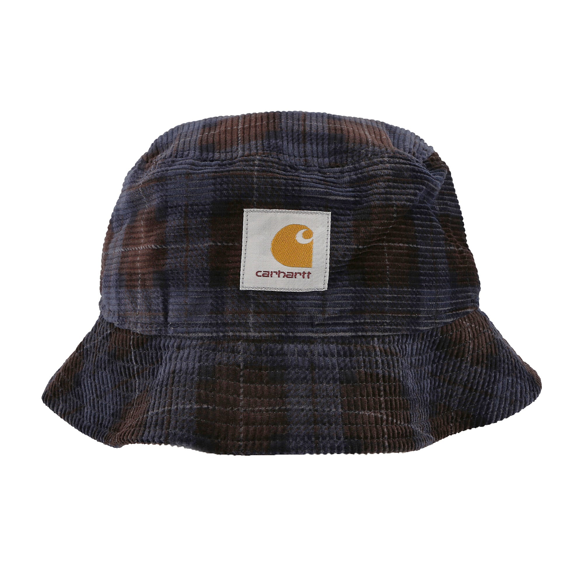 Carhartt WIP Cord Bucket Hat Breck Check Print / Tobacco Bucket Hats Detailfoto | Overkill