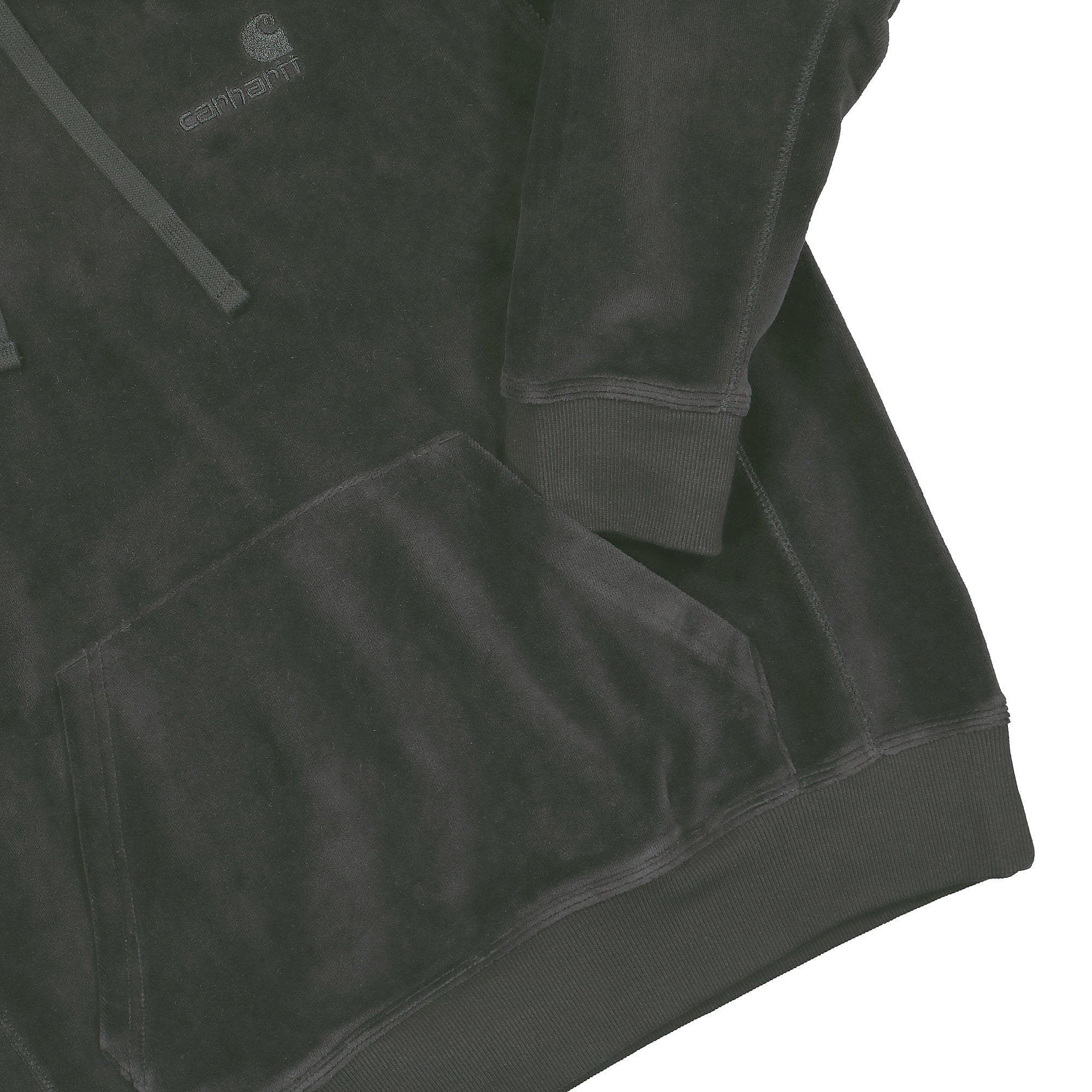 Carhartt WIP Hooded United Script Sweat Slate Hoodies Detailfoto | Overkill