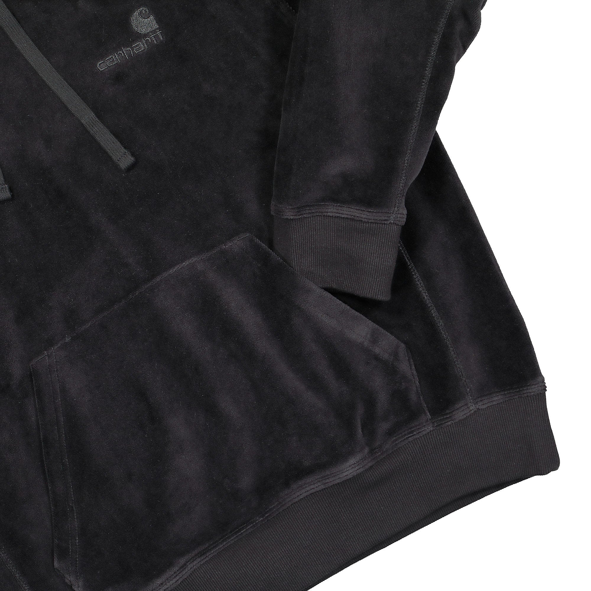 Carhartt WIP Hooded United Script Sweat Black Hoodies Detailfoto | Overkill