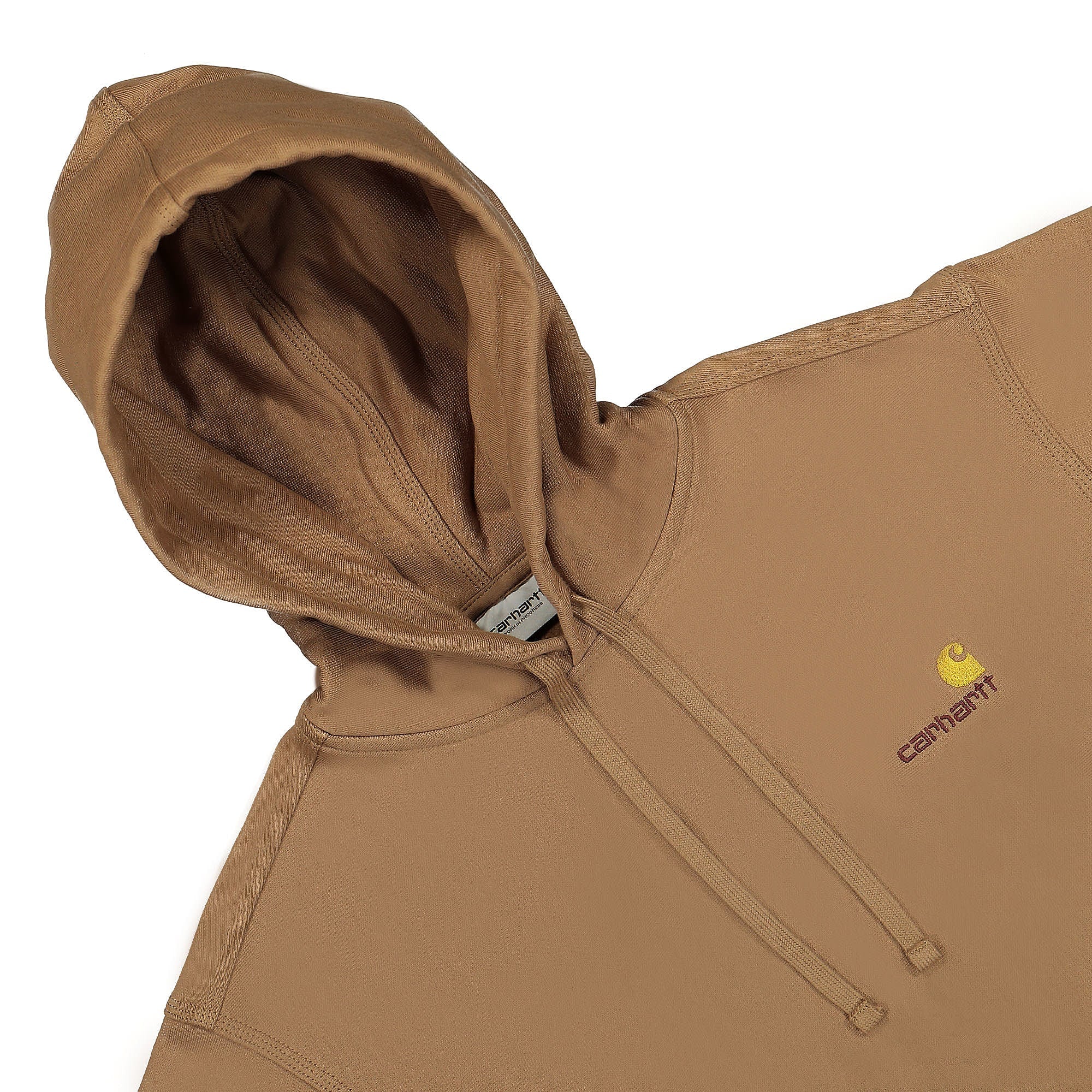 Carhartt WIP Hooded American Script Sweat Buffalo Hoodies Close-up | Overkill