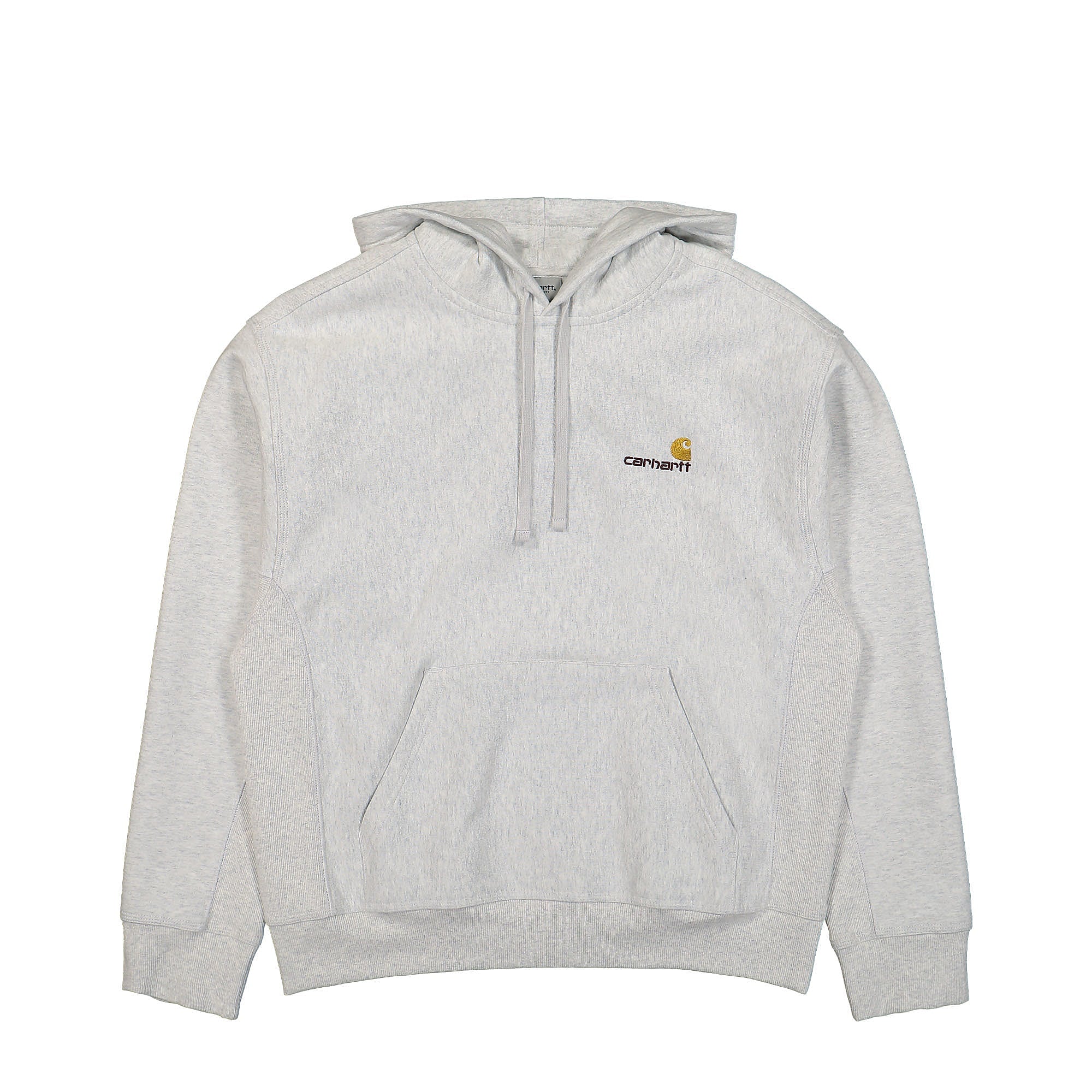 Carhartt WIP Hooded American Script Sweat Ash Heather Hoodies I028279.482.XX.03 | Overkill