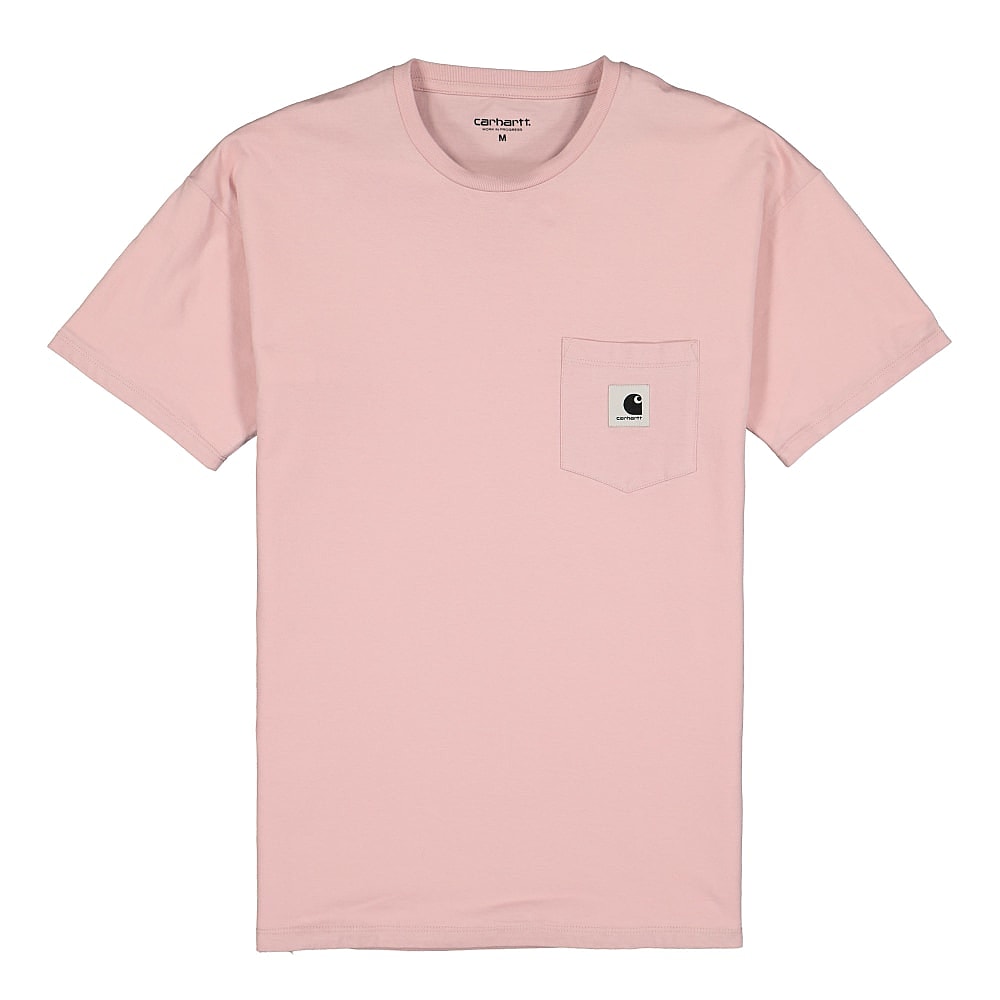 Carhartt WIP S/S Carie Pocket T-Shirt Frosted Pink T-Shirts I028439.0F5.00.03 | Overkill