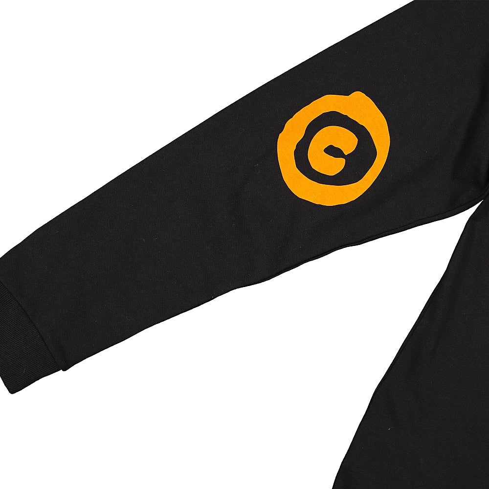 Carhartt WIP L/S International Operations T-Shirt Black / Orange Longsleeves Detail view 1 | Overkill