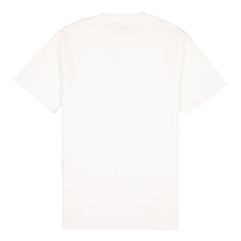 Carhartt WIP S/S Loony Script T-Shirt White T-Shirts Material | Overkill
