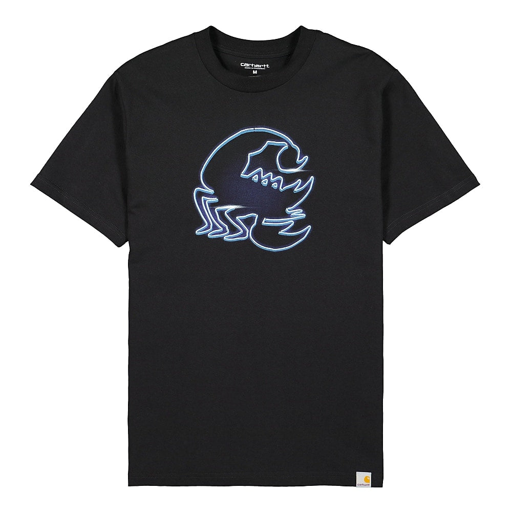 Carhartt WIP S/S Neon Scorpion T-Shirt Black T-Shirts I028476.89.00.03 | Overkill