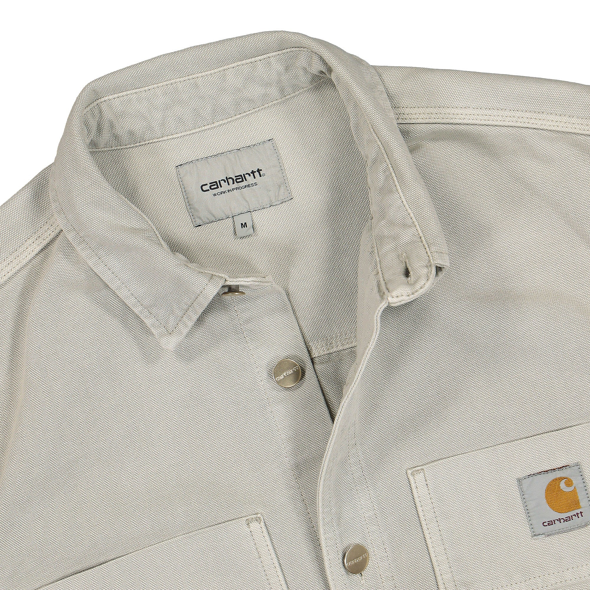 Carhartt WIP Glenn Shirt Jacket Worn Canvas Jackets Close-up | Overkill