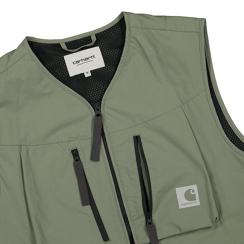 Carhartt WIP Hurst Vest Dollar Green Vests Close-up | Overkill