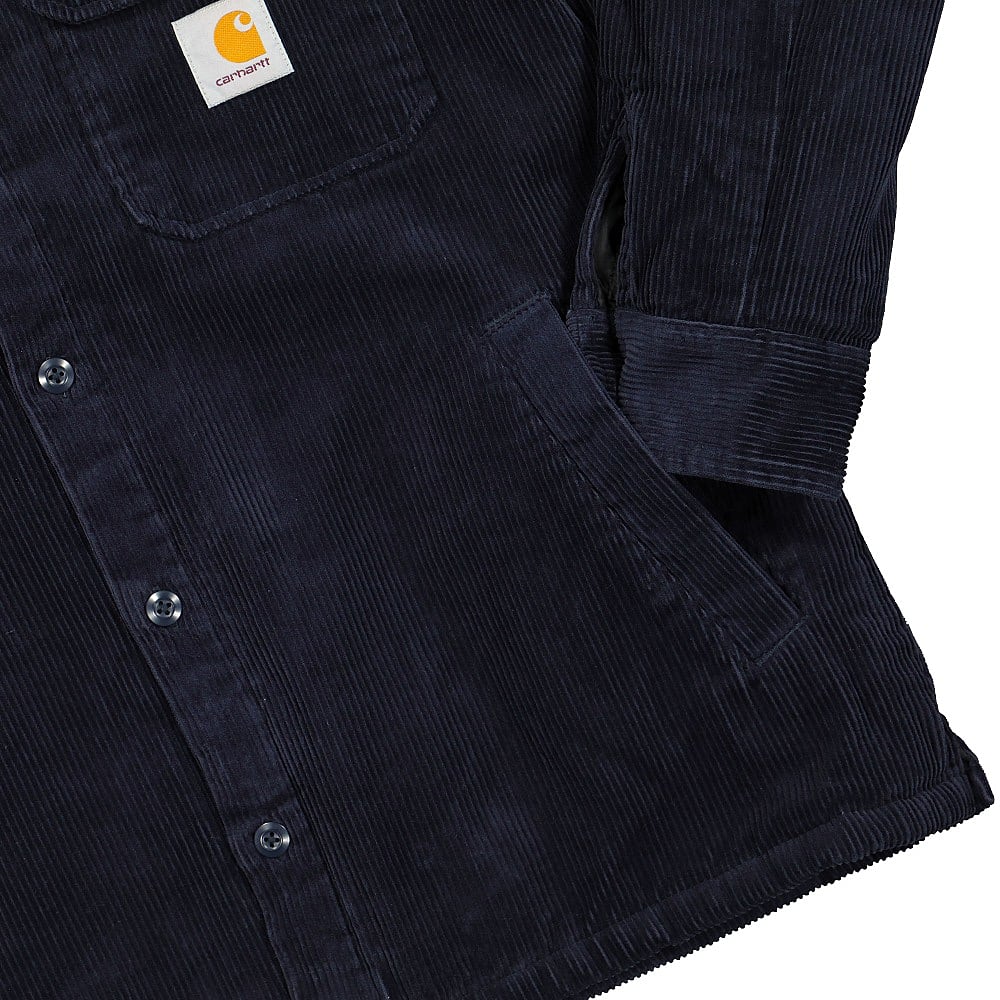 Carhartt WIP Whitsome Shirt Jacket Dark Navy Jackets Detailfoto | Overkill