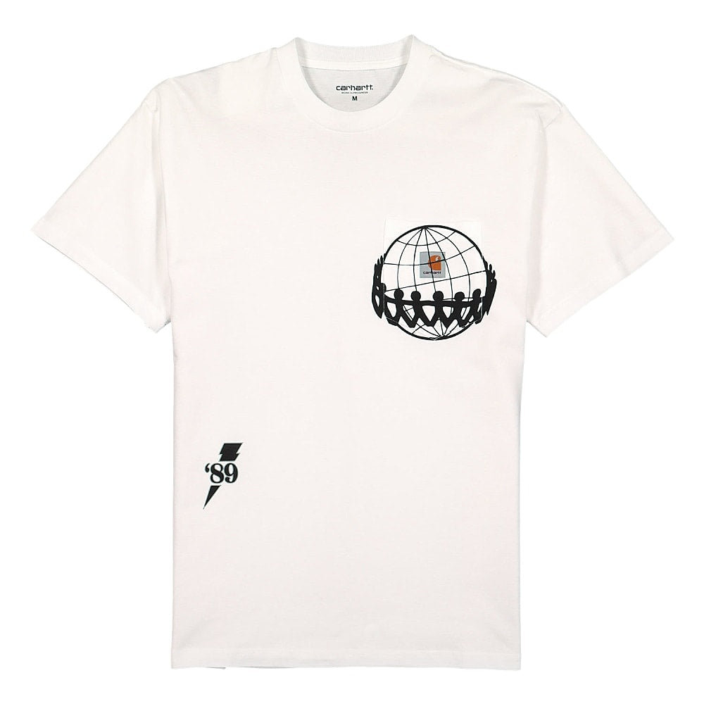 Carhartt WIP S/S Joint Pocket Tee White / Black T-Shirts I028932.02.90.03 | Overkill