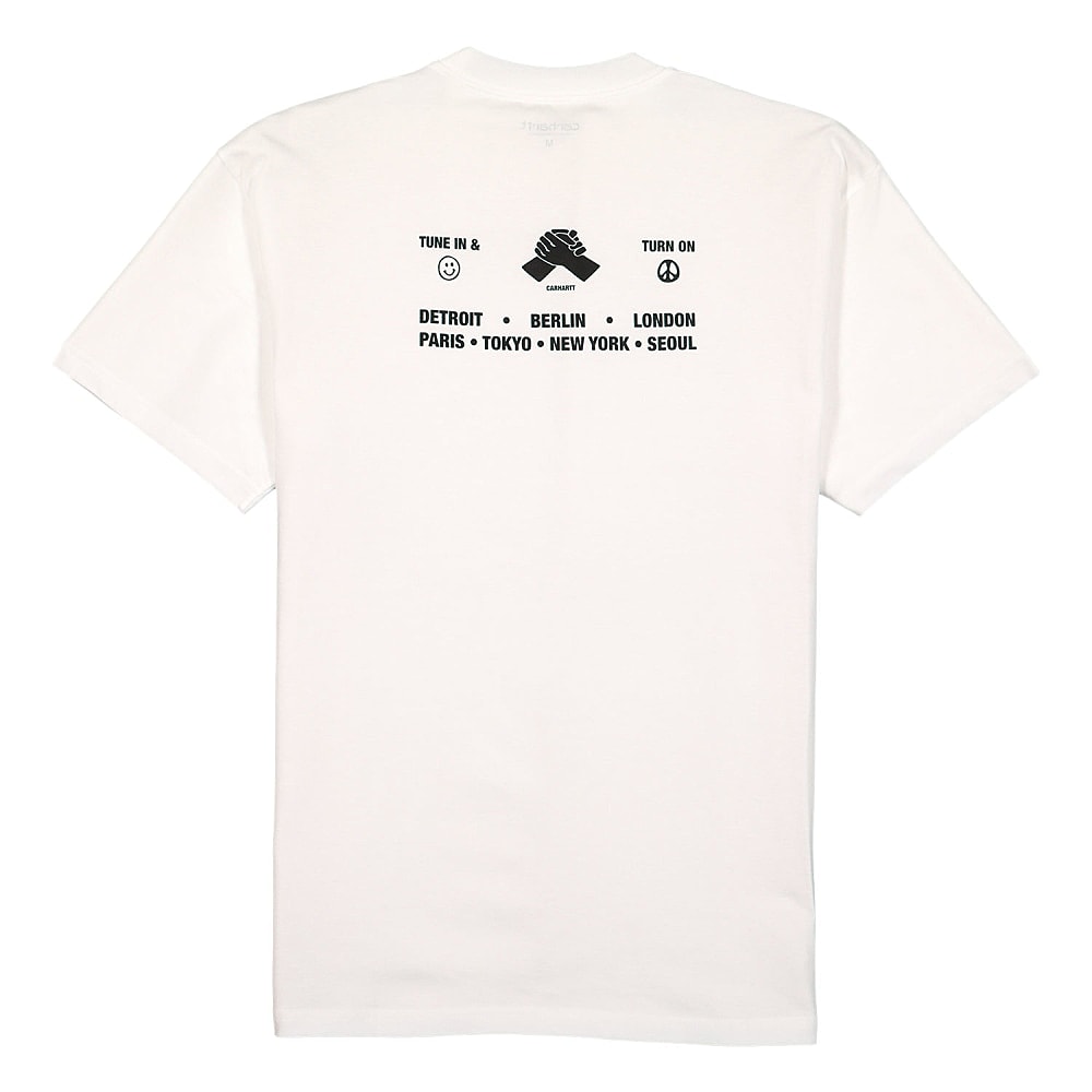 Carhartt WIP S/S Joint Pocket Tee White / Black T-Shirts Material | Overkill