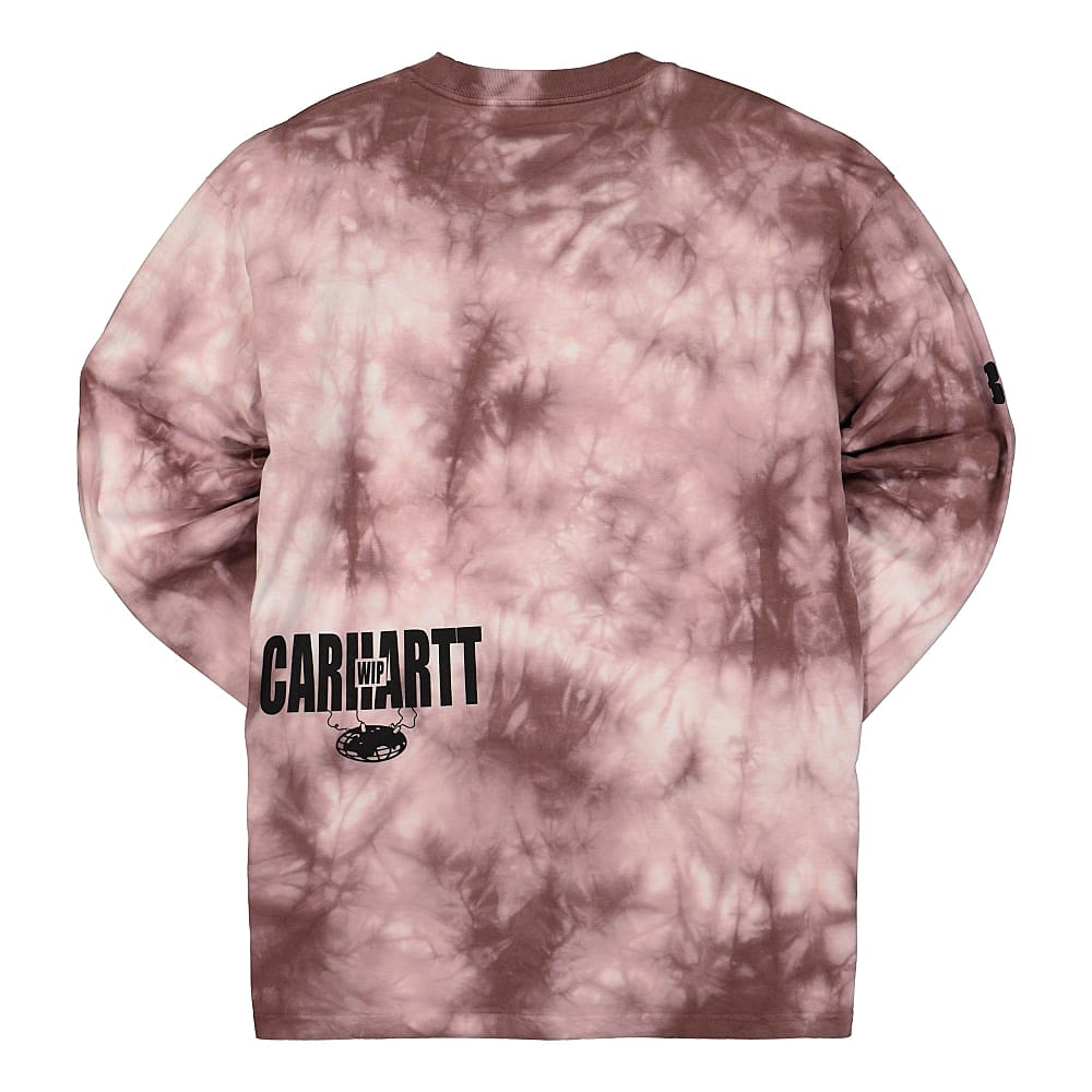 Carhartt WIP L/S Tab Tee Chromo Malaga / Black Longsleeves Material | Overkill
