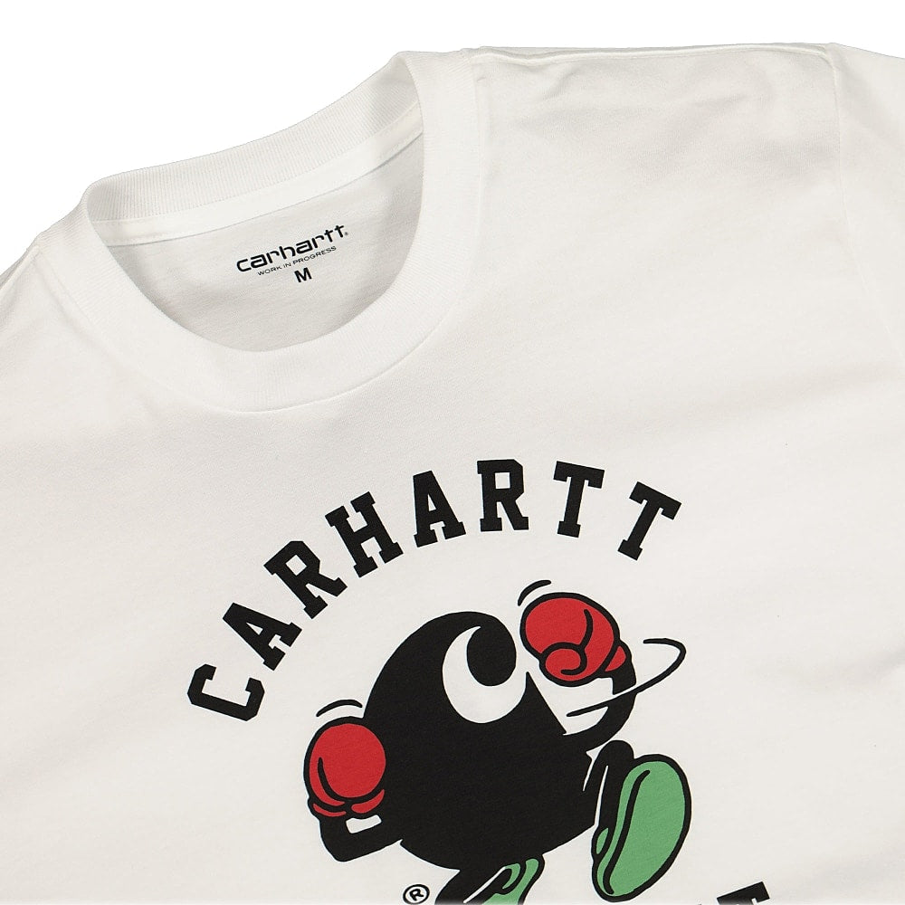 Carhartt WIP S/S Boxing C Tee White T-Shirts Close-up | Overkill