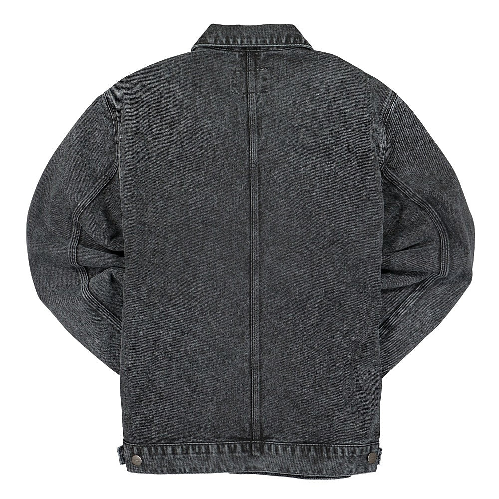 Carhartt WIP Stetson Jacket Black Worn Washed Jackets Material | Overkill