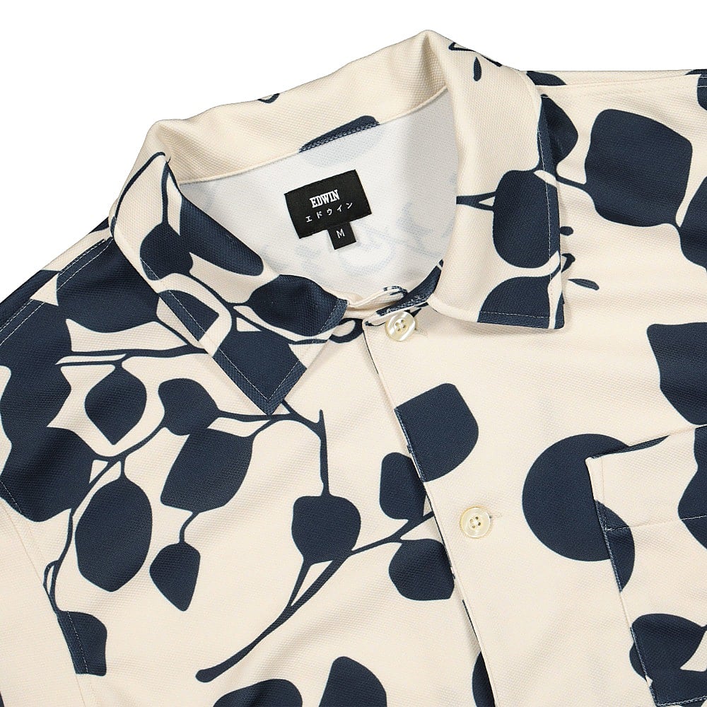 Edwin Moment Of Bliss Shirt SS Pique Whisper White T-Shirts Close-up | Overkill