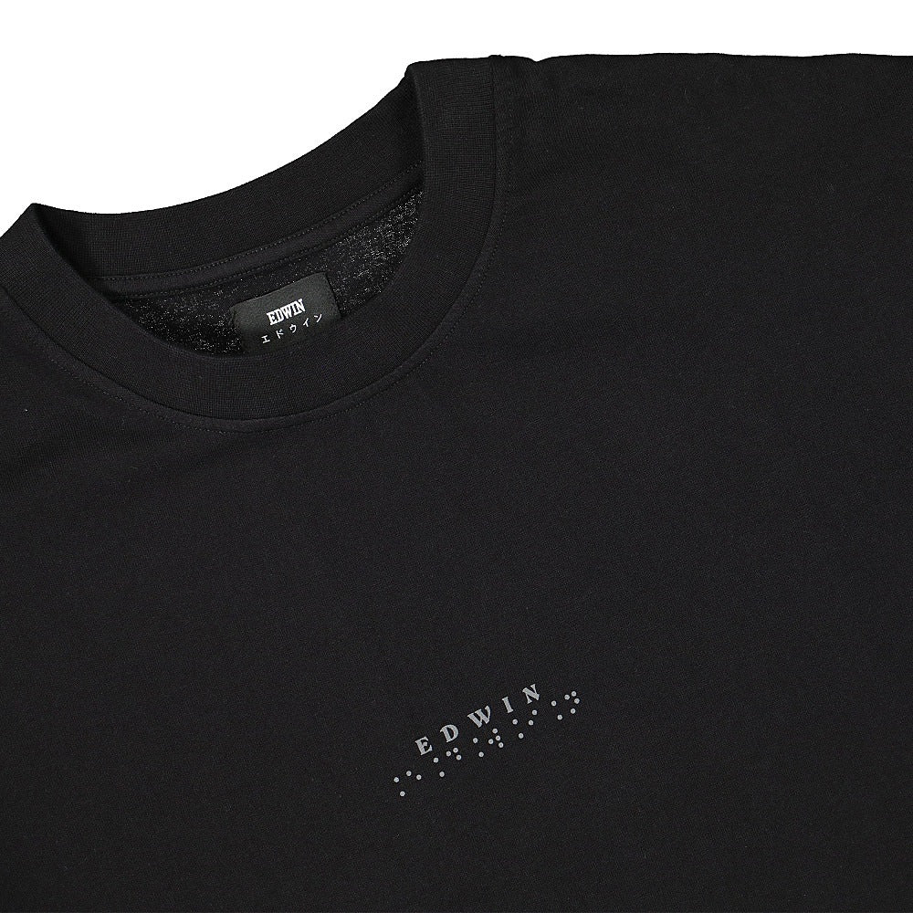 Edwin Nazo TS Single Jersey Black T-Shirts Close-up | Overkill