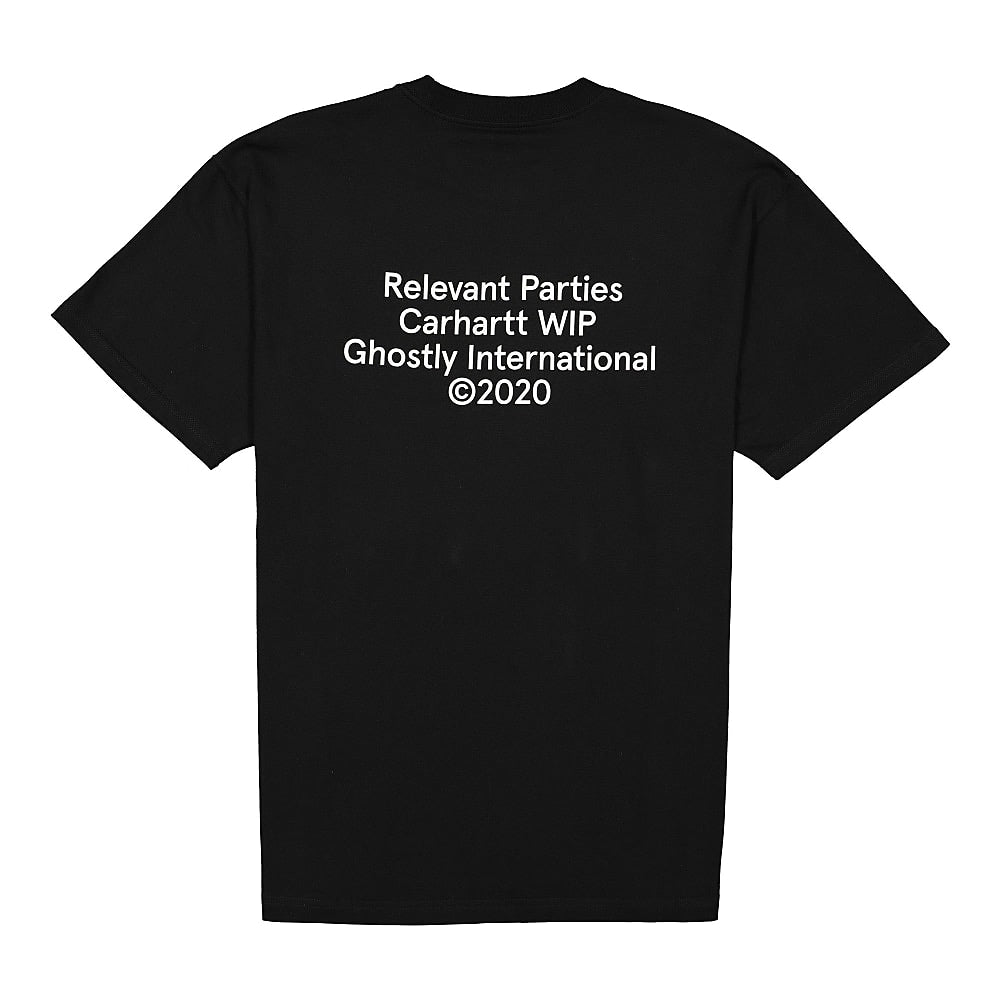 Carhartt WIP Relevant Parties x Carhartt WIP S/S Ghostly T-Shirt Black T-Shirts Material | Overkill