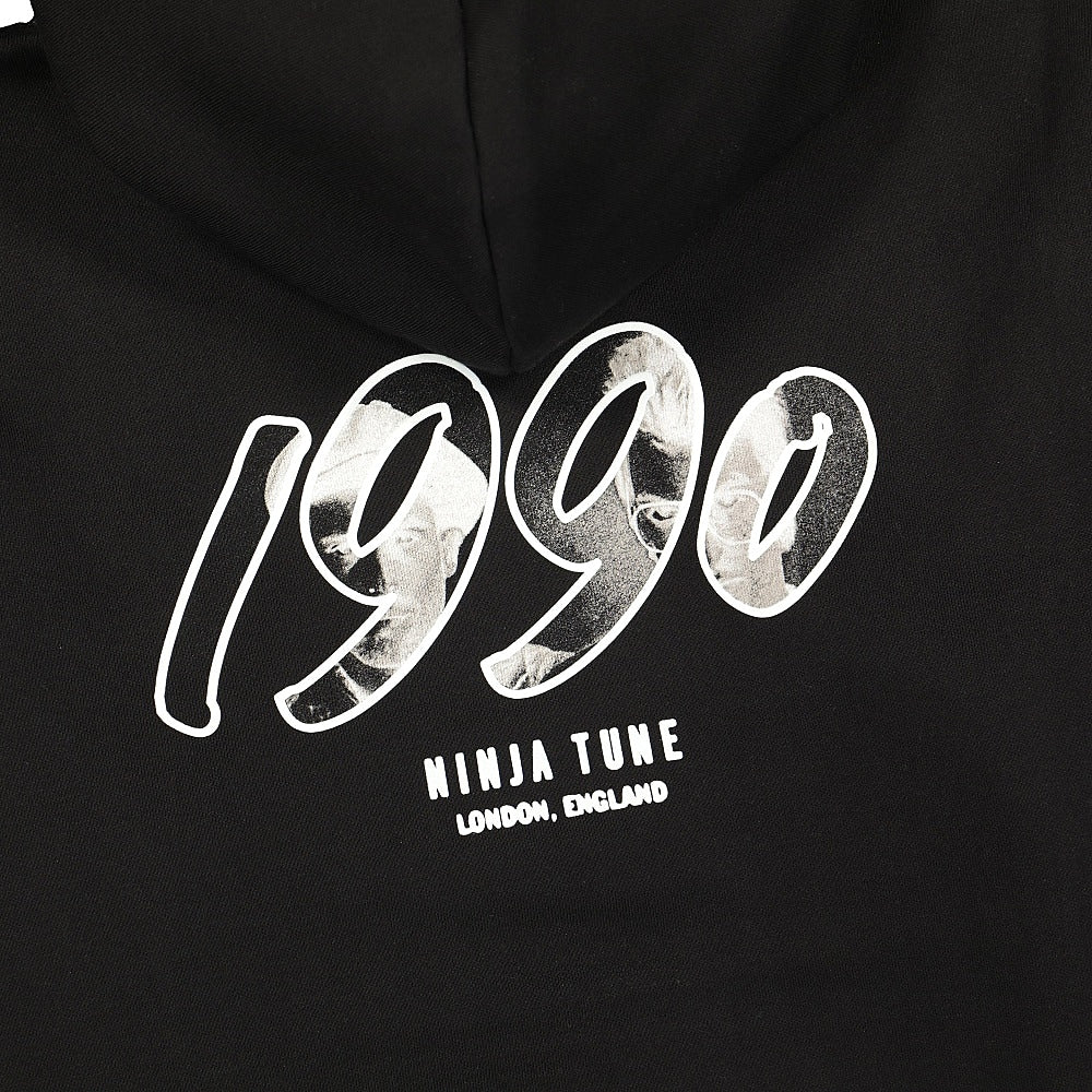 Carhartt WIP Relevant Parties x Carhartt WIP Hooded Ninja Tune Sweatshirt Black Sweatshirts Detail view 1 | Overkill