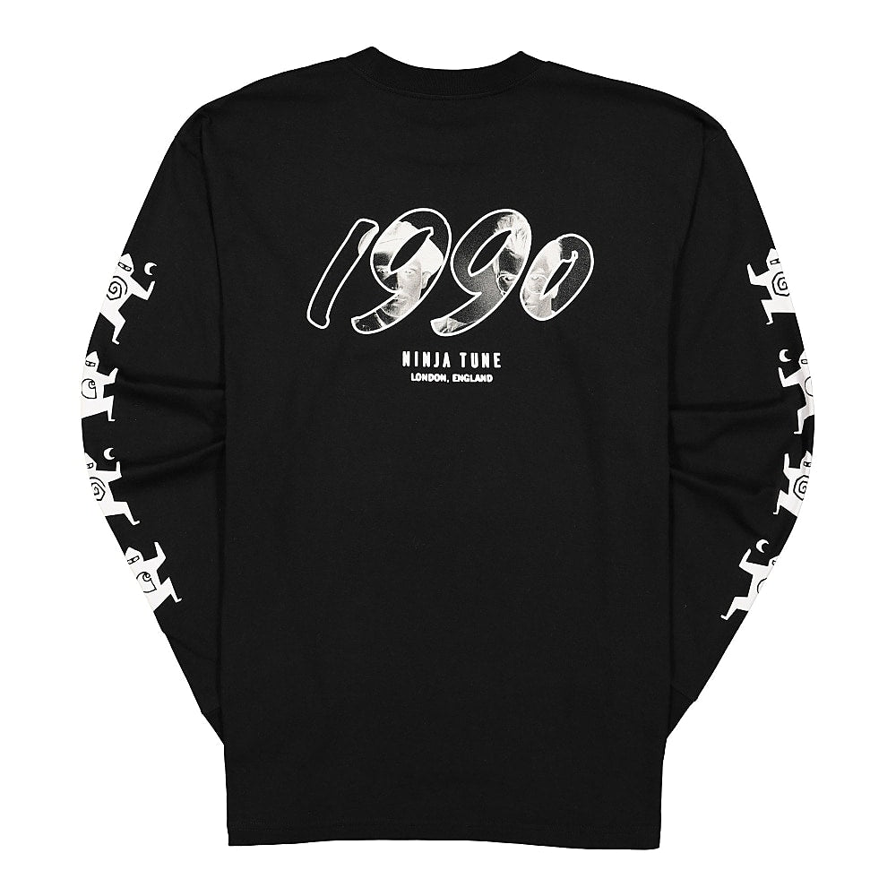 Carhartt WIP Relevant Parties x Carhartt WIP L/S Ninja Tune T-Shirt Black / White Longsleeves Material | Overkill