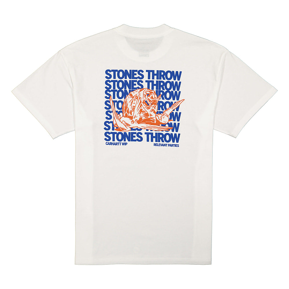 Carhartt WIP Relevant Parties x Carhartt WIP S/S Stones Throw T-Shirt White T-Shirts Material | Overkill