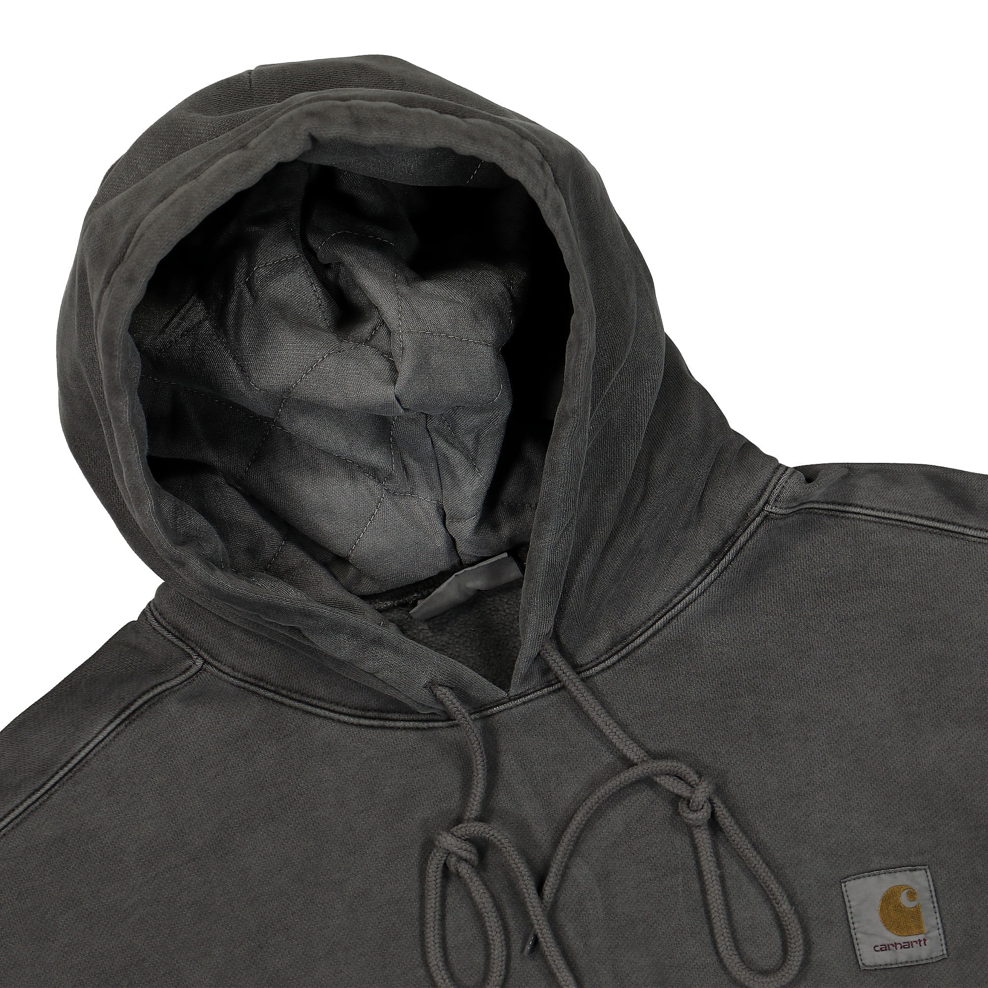 Carhartt WIP Hooded Vista Sweat Soot Hoodies Close-up | Overkill