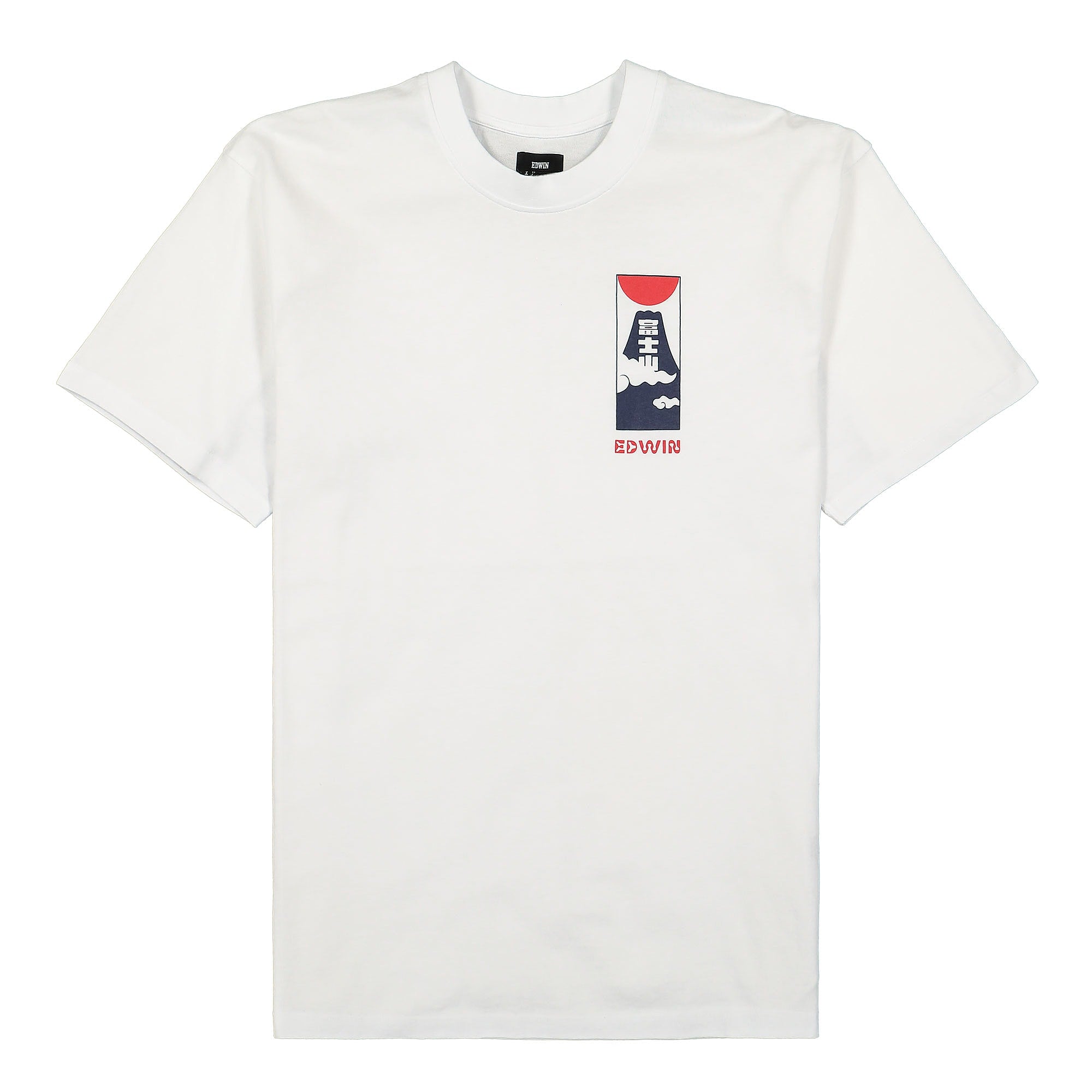 Edwin Cloudy TS Single Jersey White T-Shirts I029696.02.67.03 | Overkill