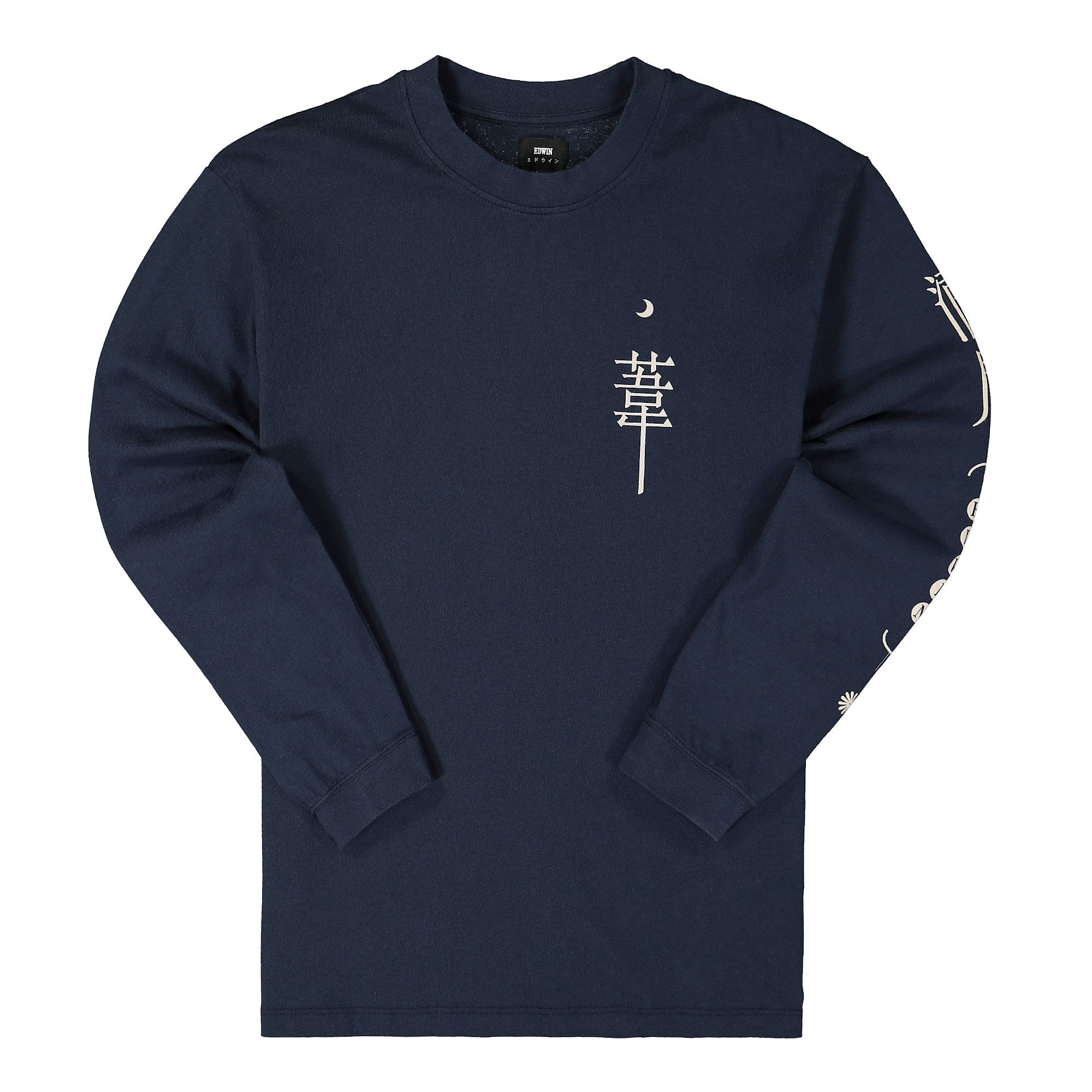 Edwin Dream Diaries II TS LS Single Jersey Navy Blazer Longsleeves I029705.NYB.67.03 | Overkill