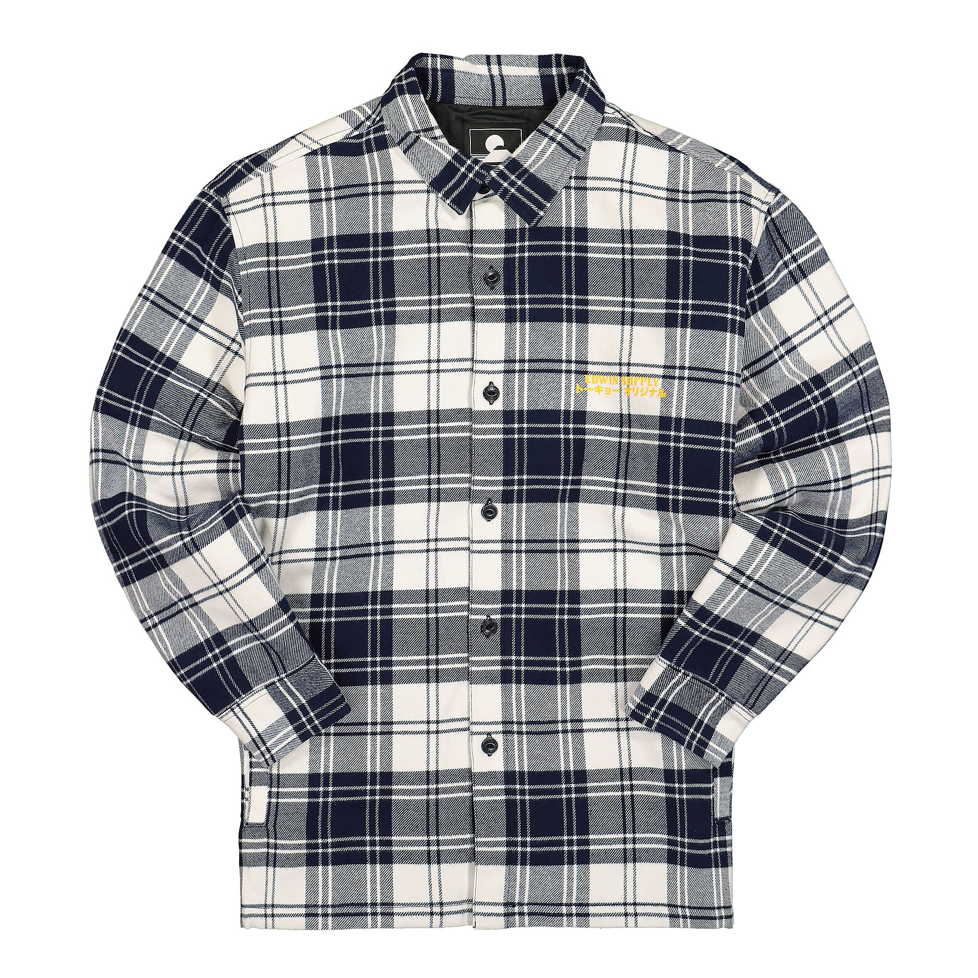 Edwin Sven Shirt Lined LS Maritime Blue Shirts I029726.0DM.67.03 | Overkill