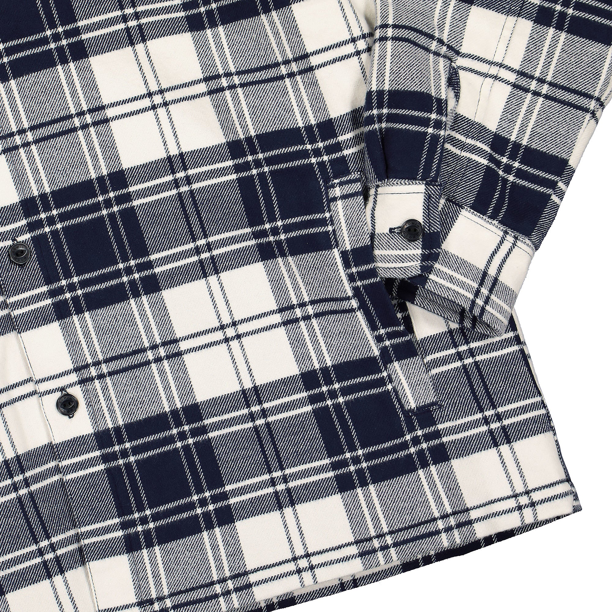 Edwin Sven Shirt Lined LS Maritime Blue Shirts Detailfoto | Overkill