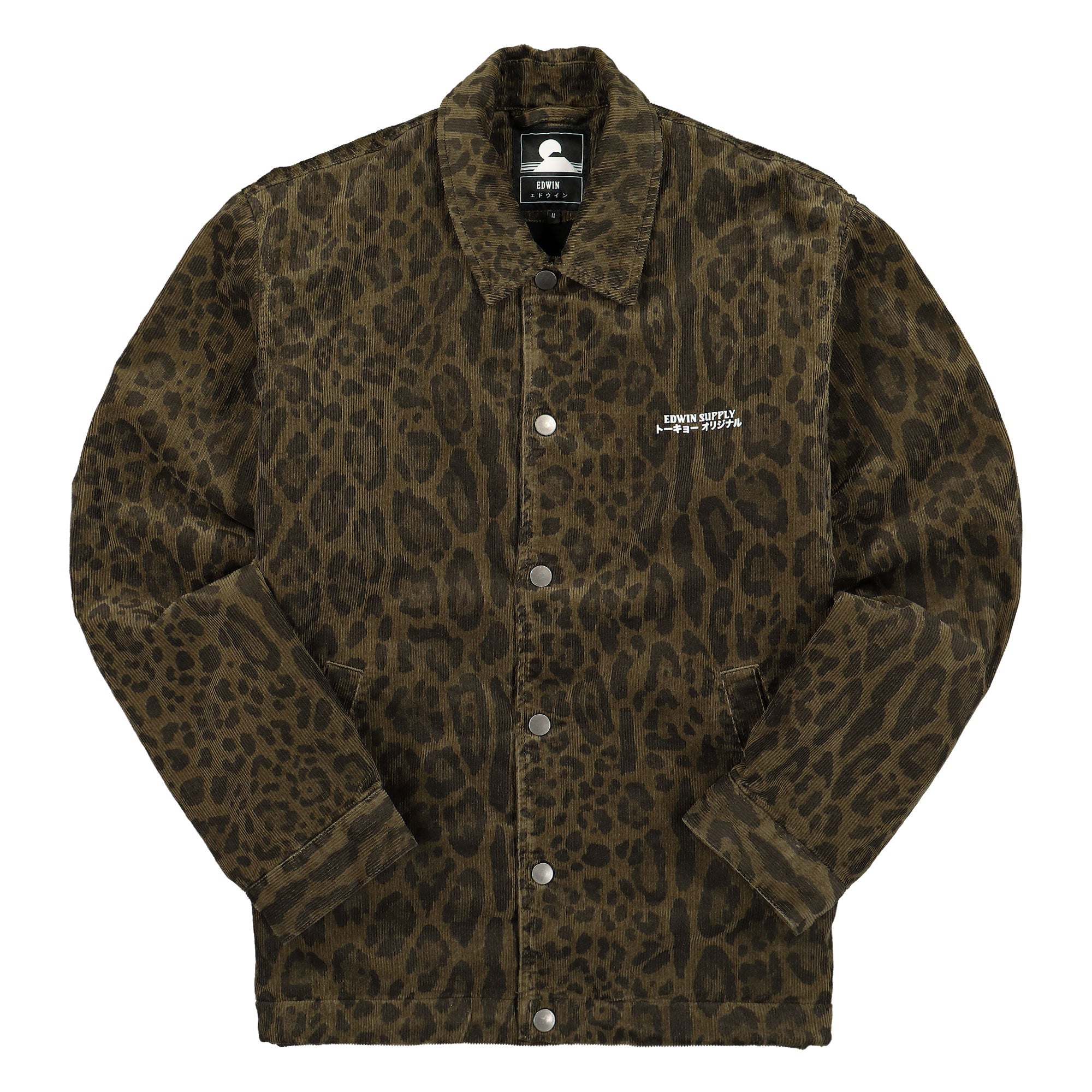 Edwin Corduroy Woodrow Jacket Leopard AOP Jackets I029818.0NK.67.03 | Overkill