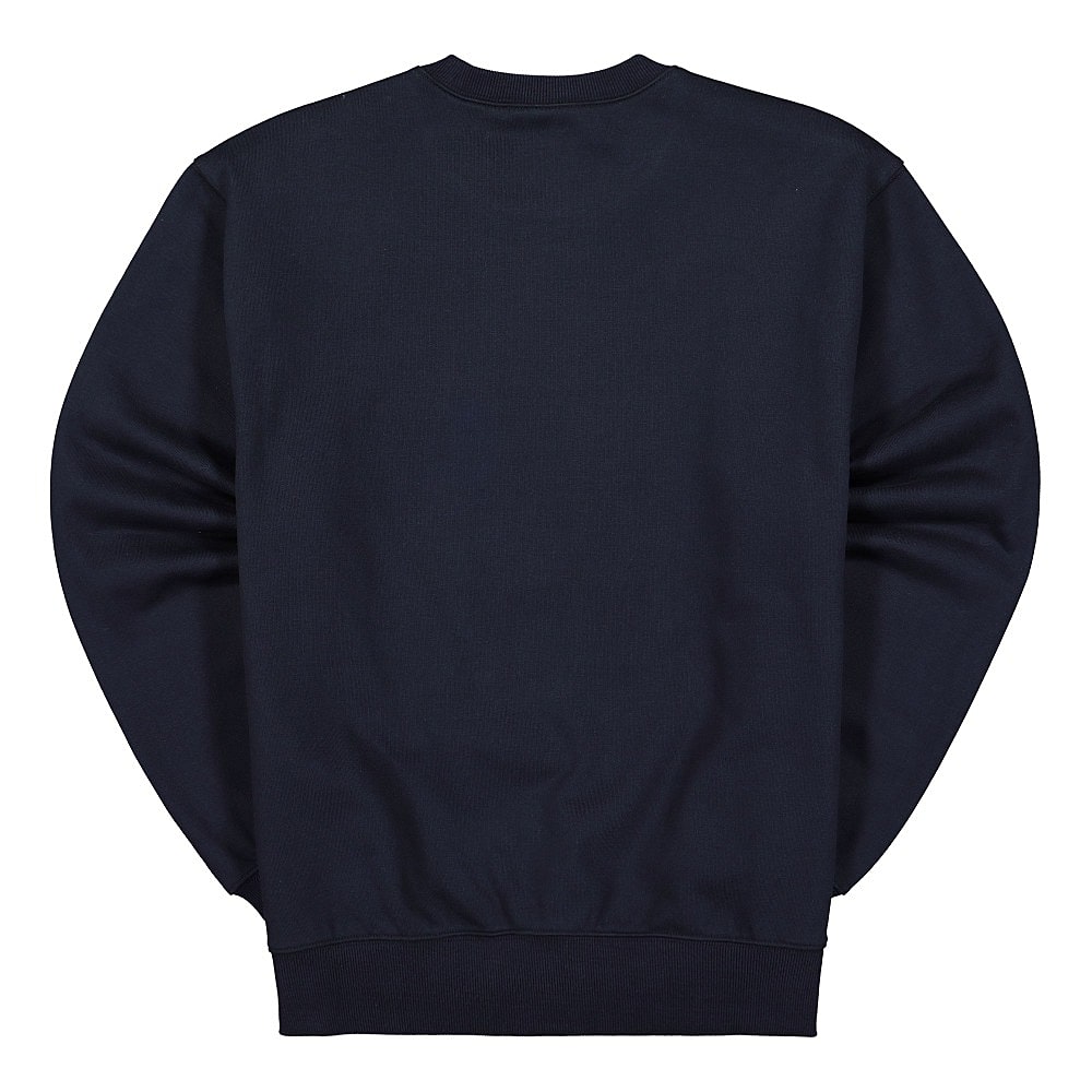 Carhartt WIP Orbit Sweat Dark Navy / White Sweatshirts Material | Overkill