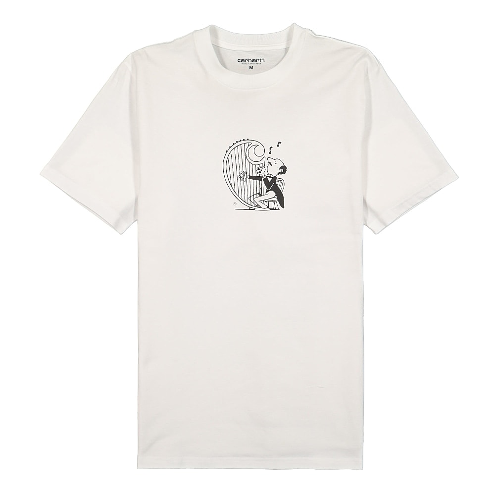 Carhartt WIP S/S Harp T-Shirt White / Black T-Shirts I029933.02.90.03 | Overkill