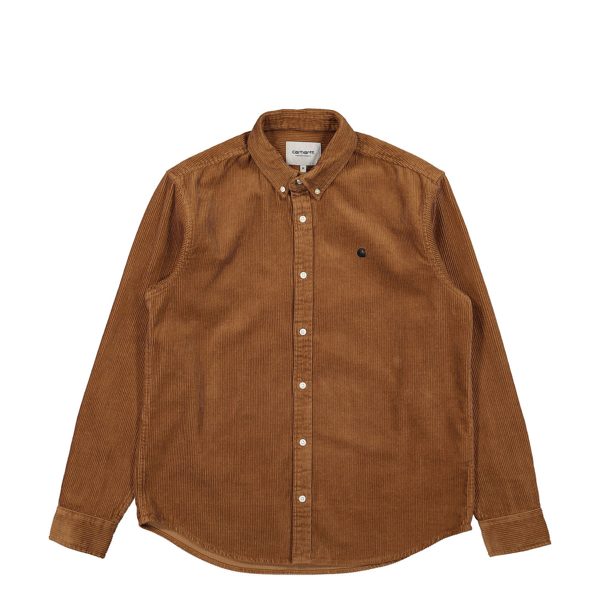 Carhartt WIP L/S Madison Cord Shirt Hamilton Brown / Black Shirts I029958.08W.XX.03 | Overkill