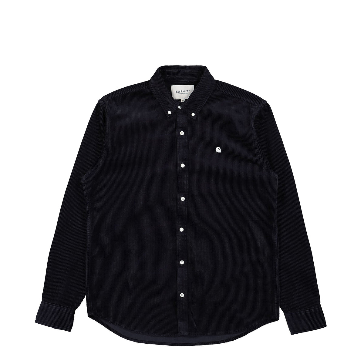 Carhartt WIP L/S Madison Cord Shirt Dark Navy / Wax Shirts I029958.0CO.XX.03 | Overkill