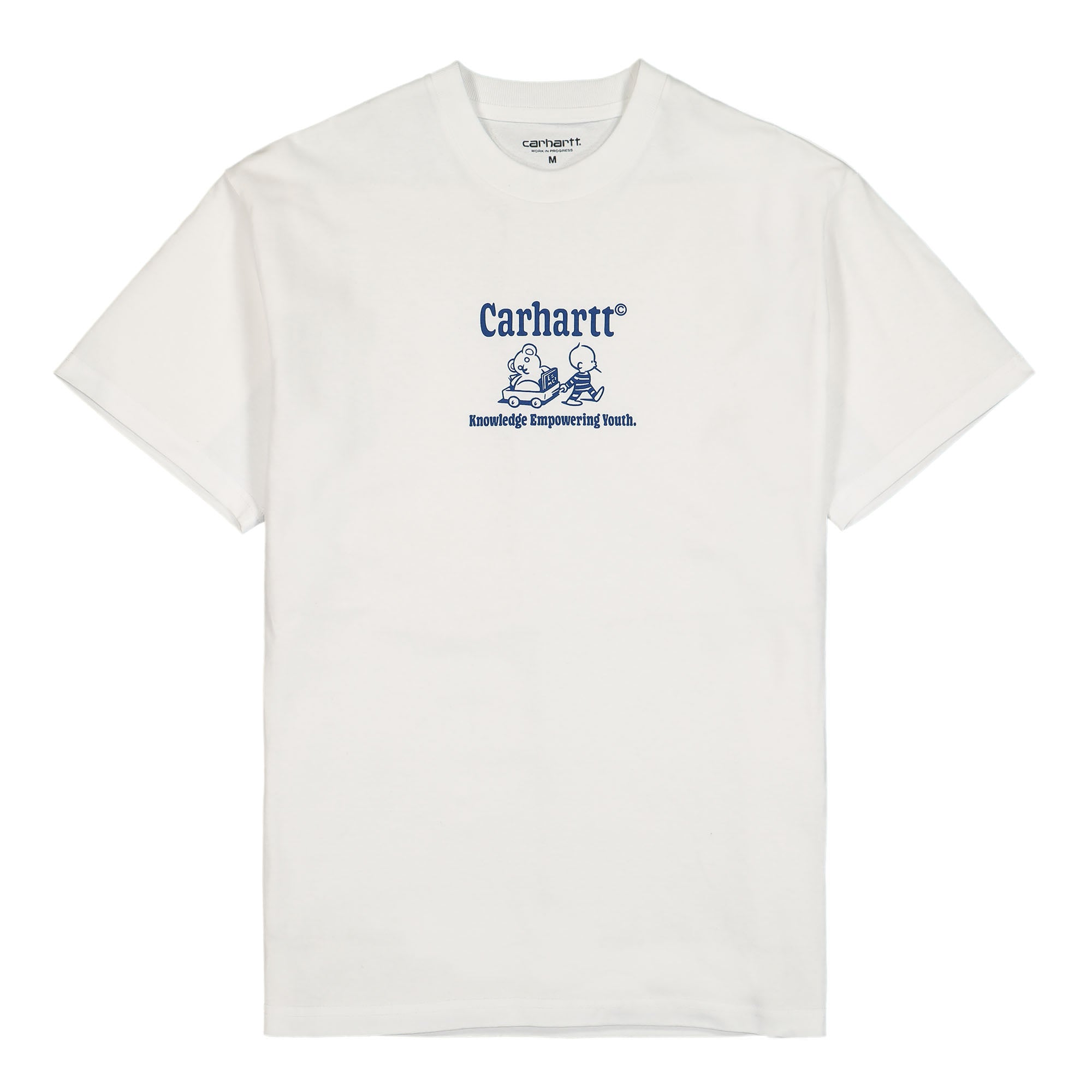 Carhartt WIP S/S Schools Out T-Shirt White / Blue T-Shirts I029976.0IY.XX.03 | Overkill