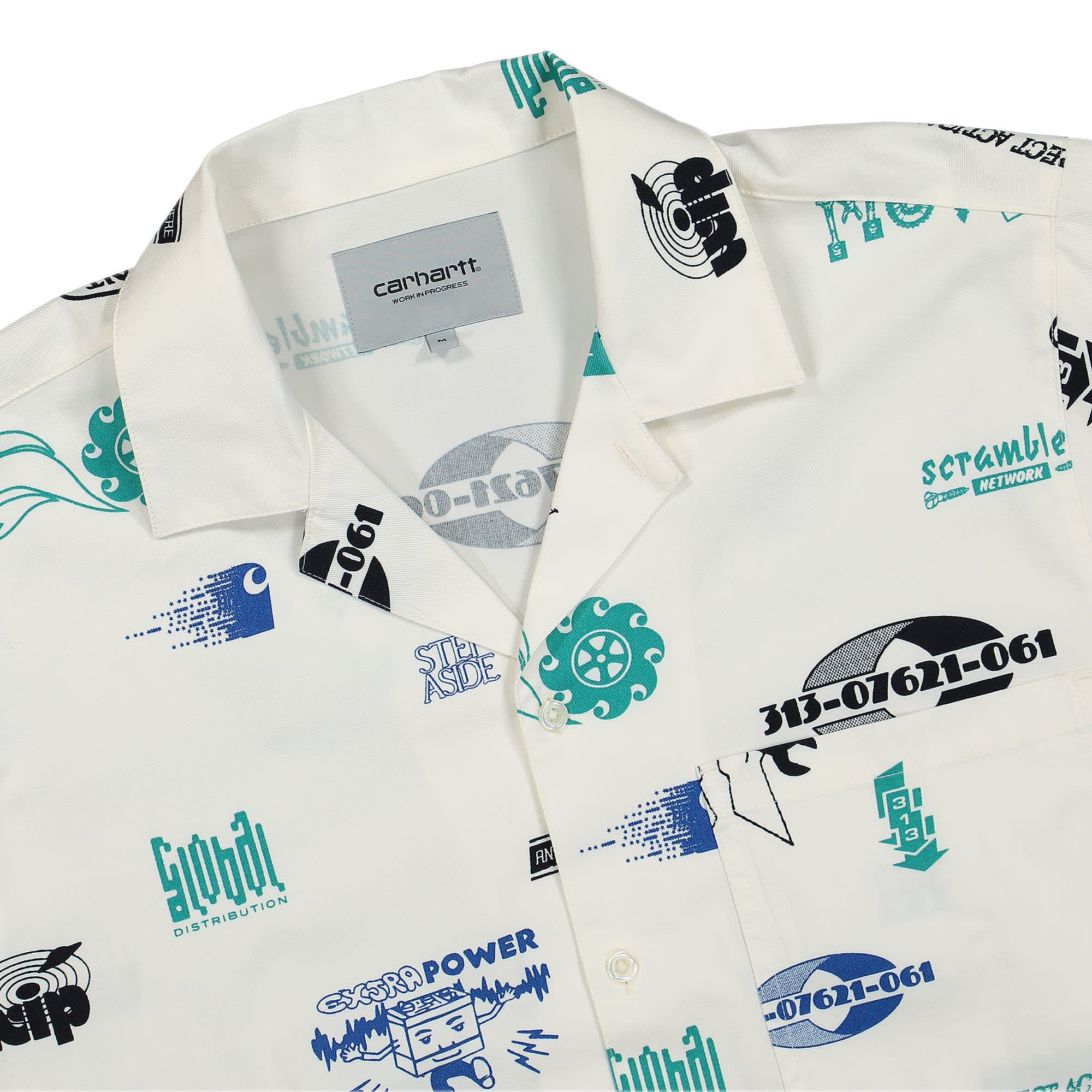 Carhartt WIP S/S Motor City Shirt Wax Shirts Close-up | Overkill
