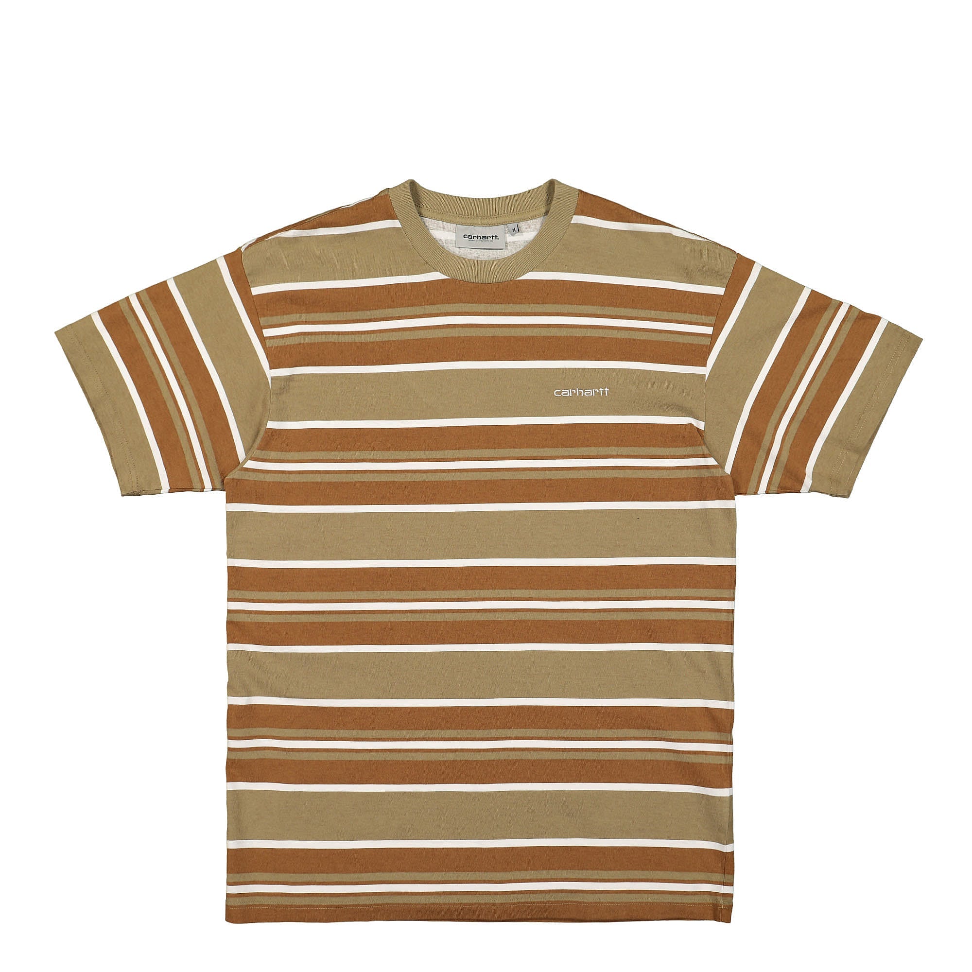 Carhartt WIP S/S Corfield T-Shirt Corfield Stripe Leather T-Shirts I030118.0QB.XX.03 | Overkill