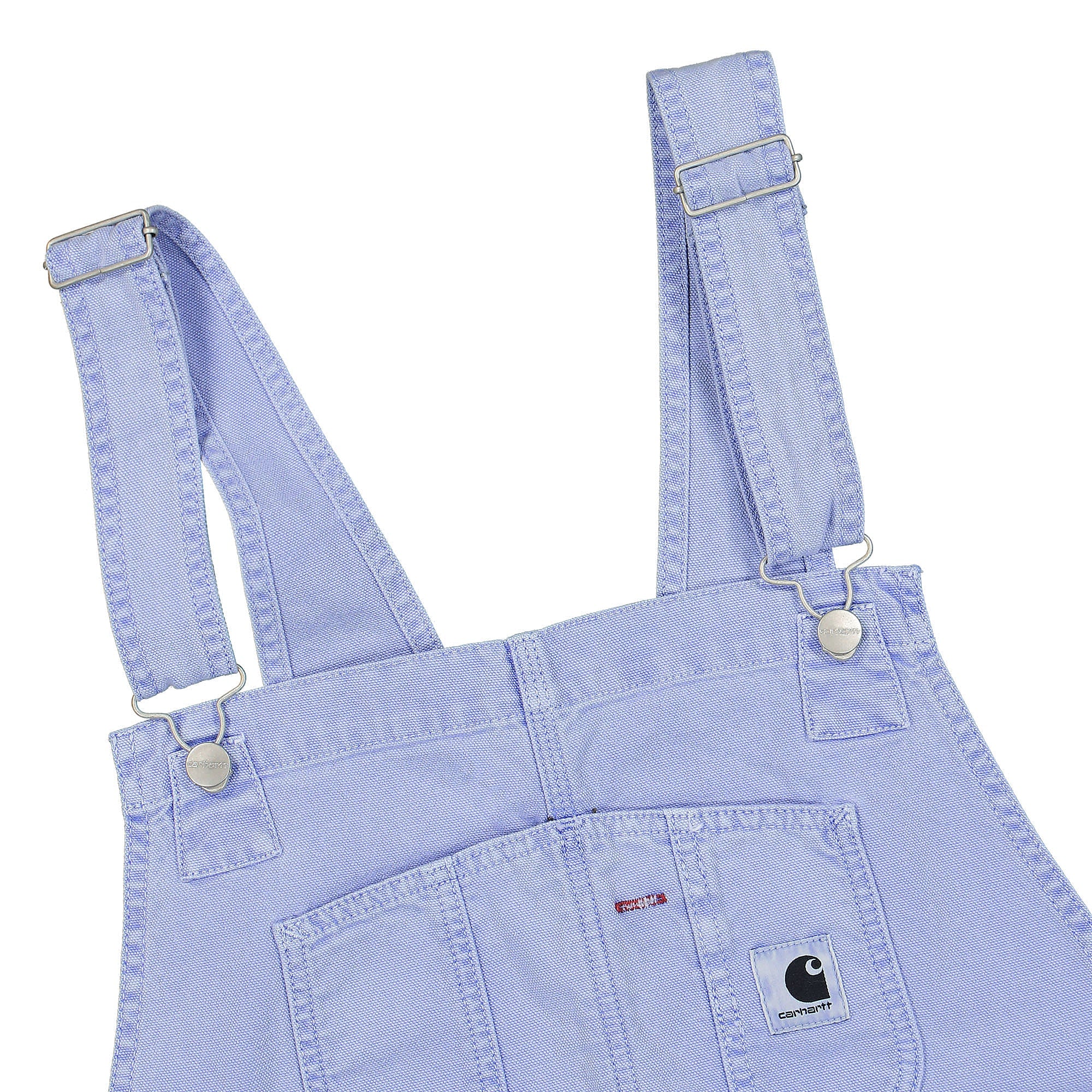 Carhartt WIP Bib Overall Straight Icy Water Faded Overalls Close-up | Overkill
