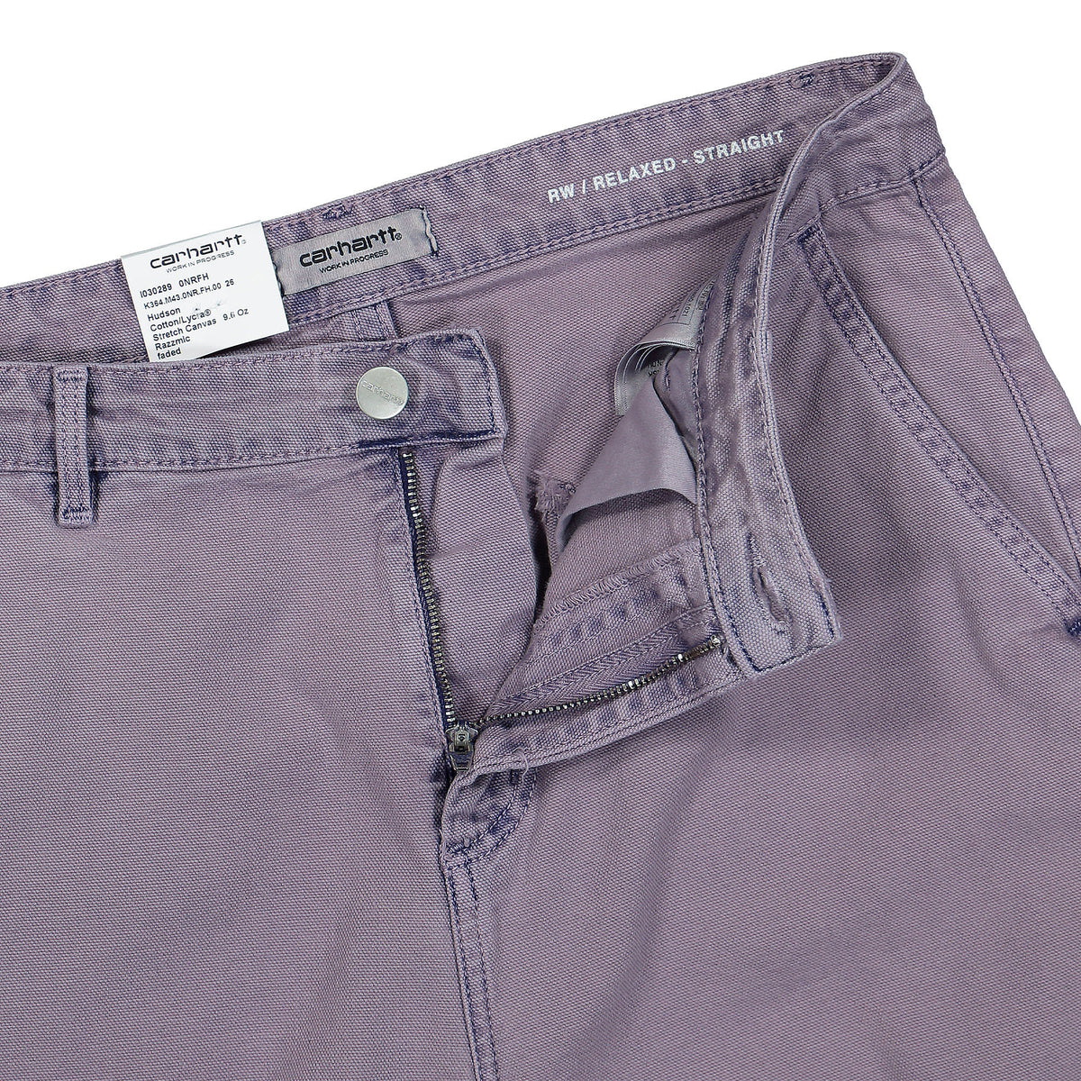 Carhartt WIP W Pierce Pant Straight Razzmic Faded Jeans Detailfoto | Overkill