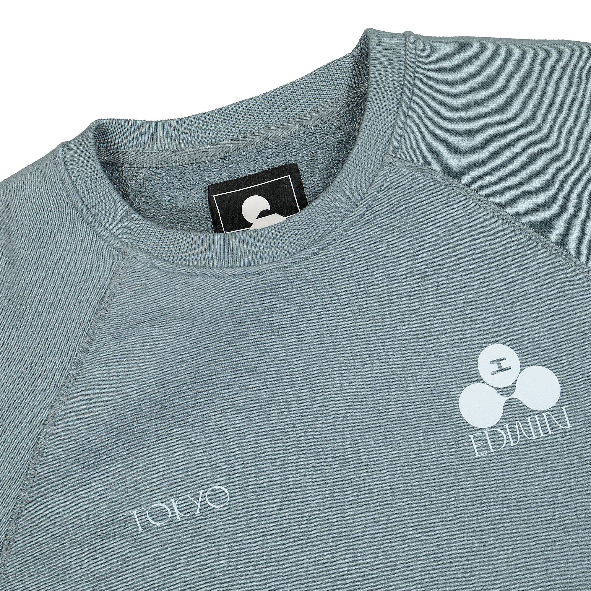 Edwin Unit Sweat Hoodie Tarmac Hoodies Close-up | Overkill