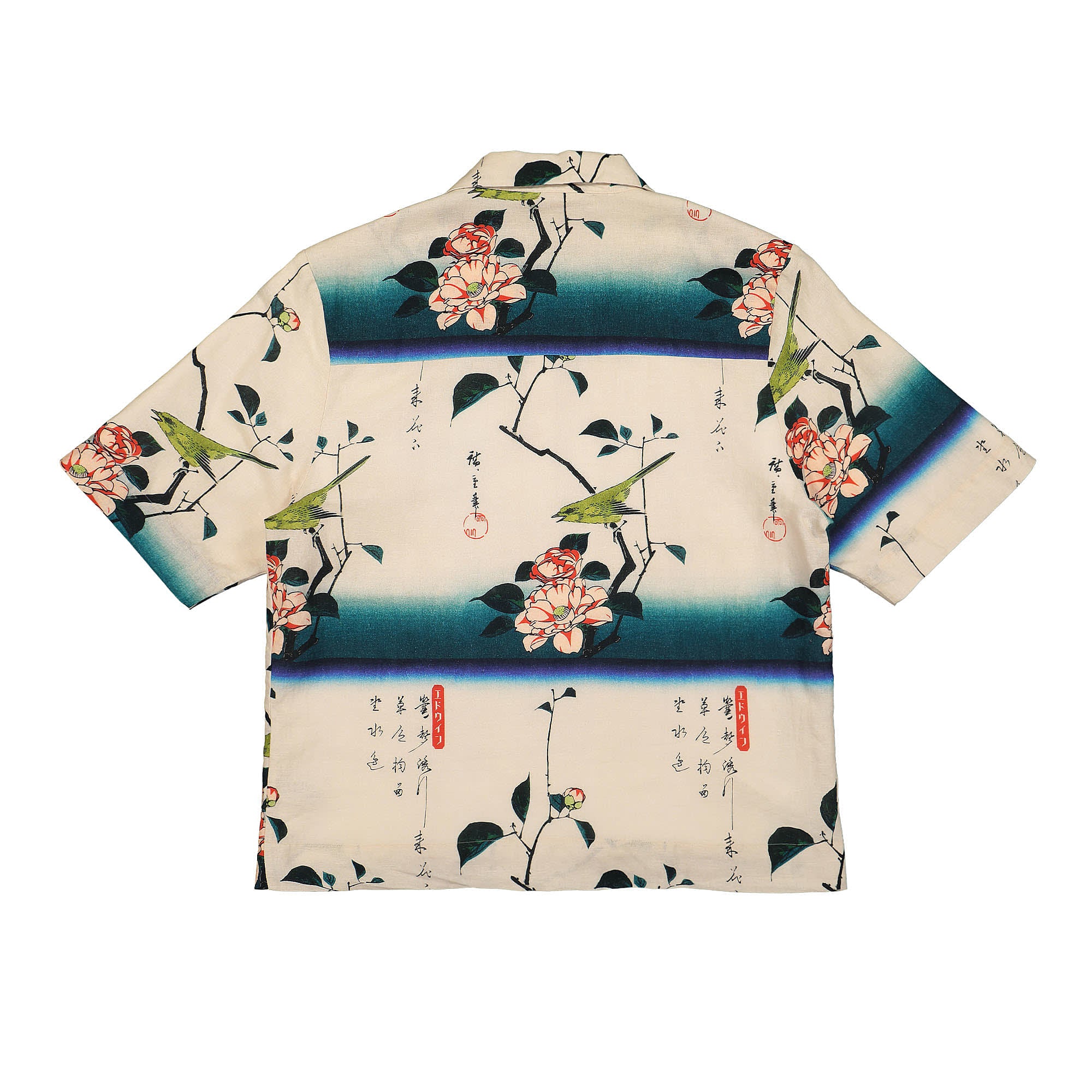 Edwin Hiroshige SS Shirt Hiroshige Light AOP Shirts Material | Overkill