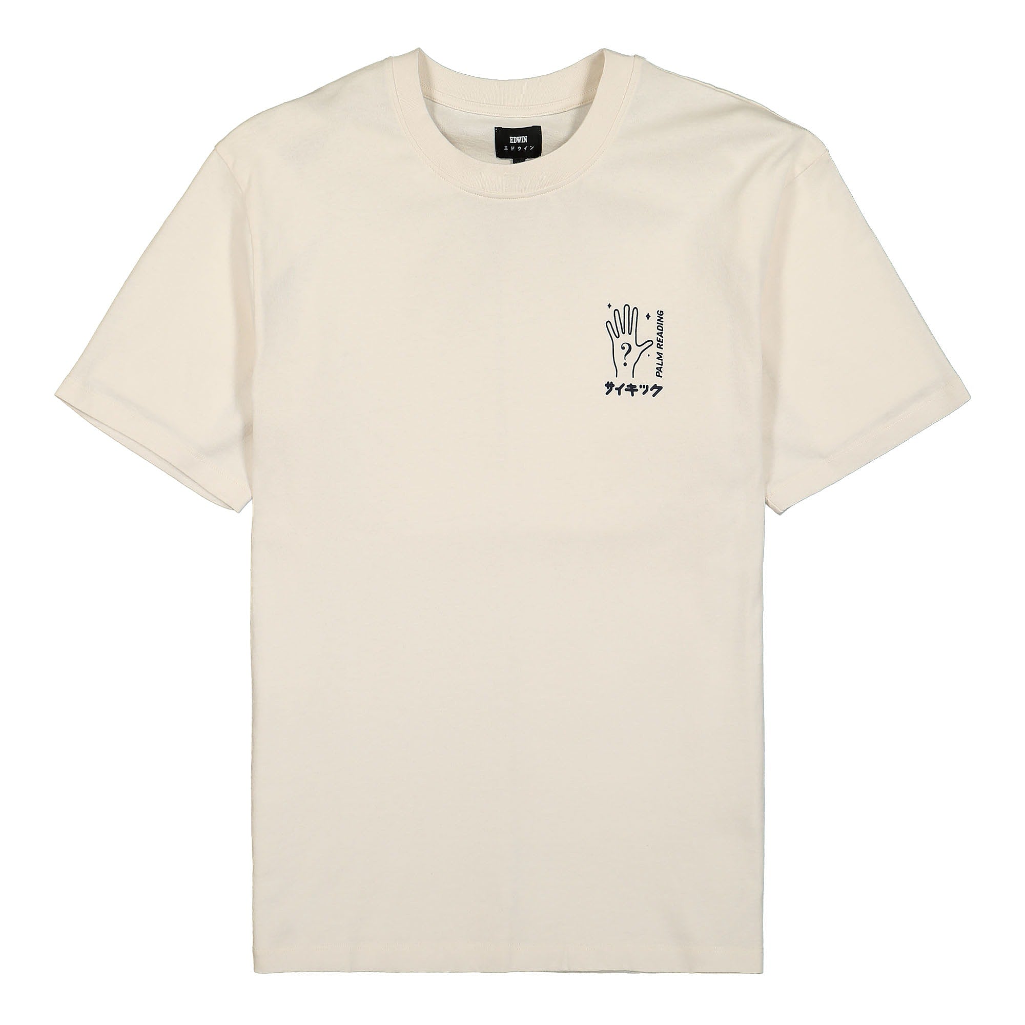 Edwin Psychic Ika TS Single Jersey Whisper White T-Shirts I030375.WHW.67.03 | Overkill