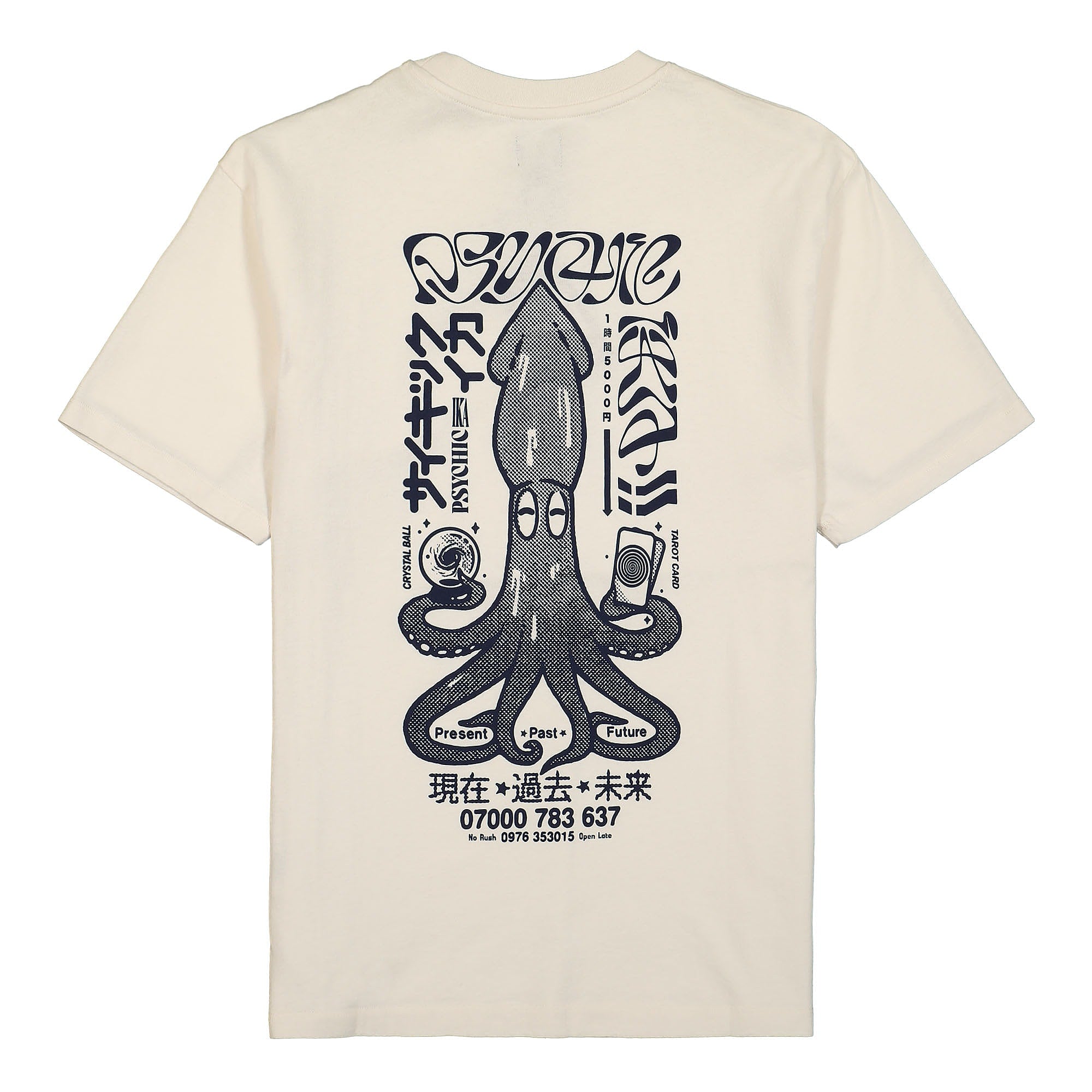Edwin Psychic Ika TS Single Jersey Whisper White T-Shirts Material | Overkill