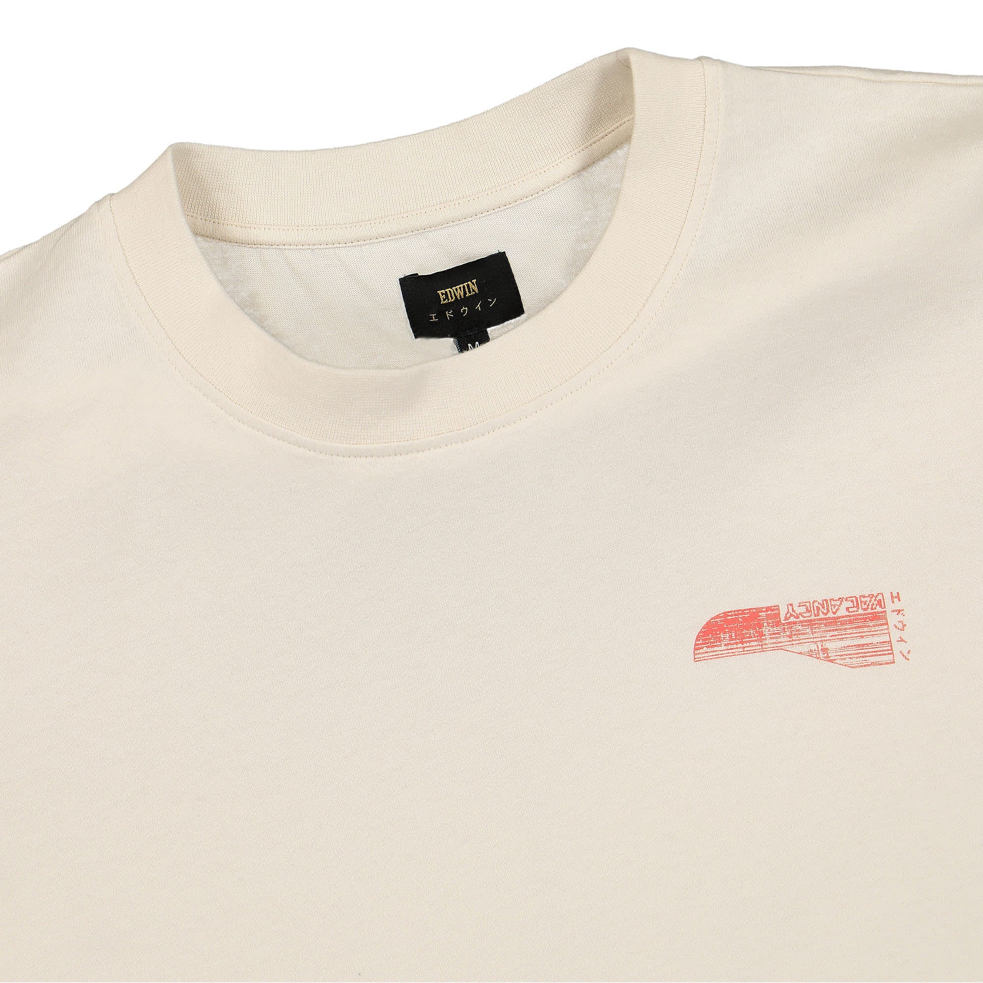Edwin Second Self TS Single Jersey Whisper White T-Shirts Close-up | Overkill