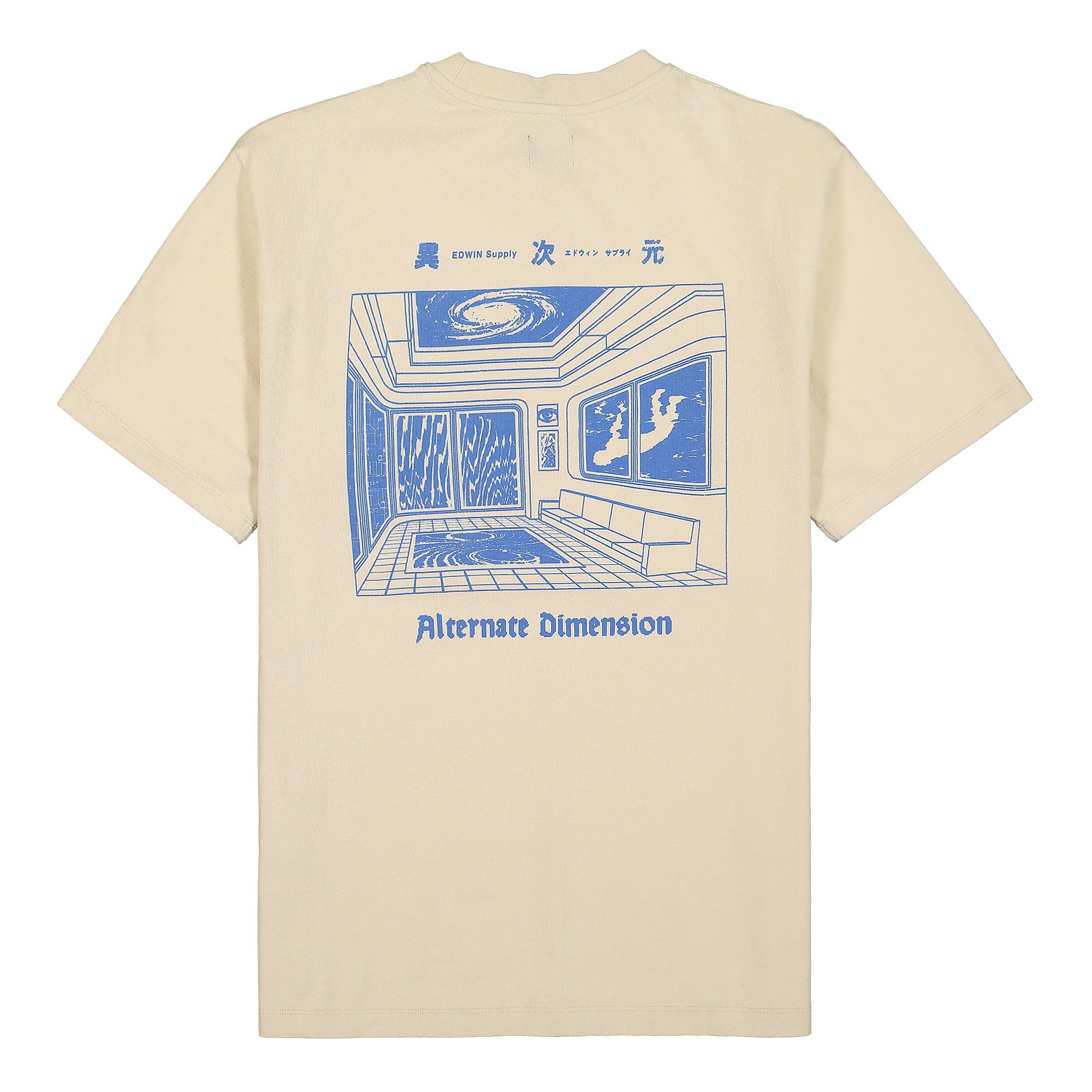 Edwin Alternate Dimension TS Single Jersey Pelican T-Shirts Material | Overkill